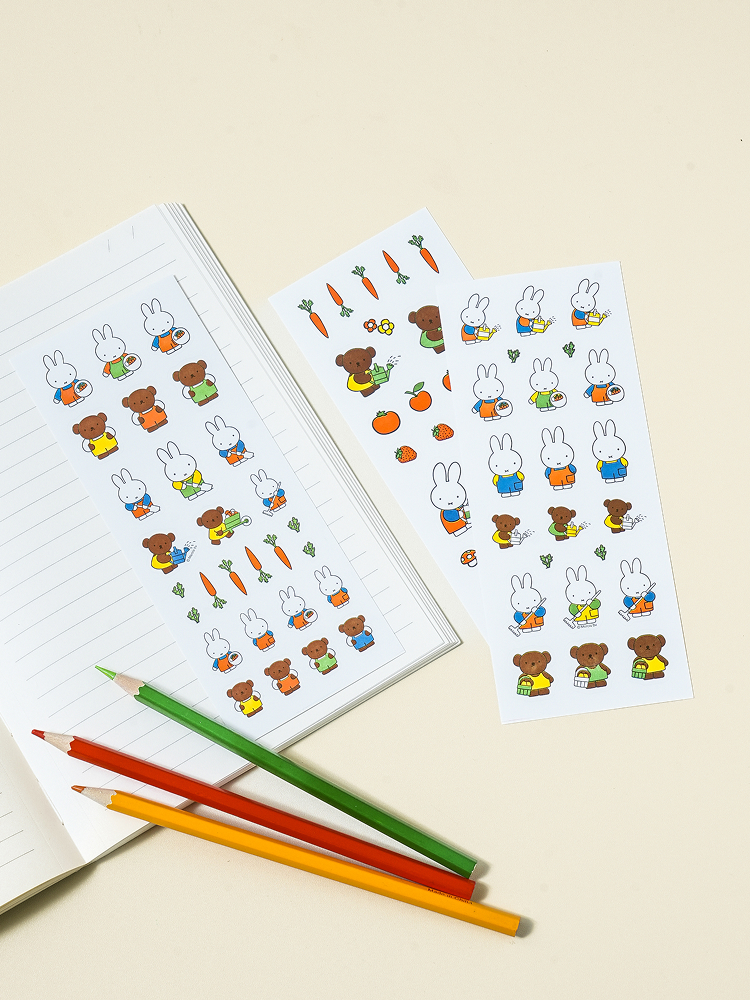 Miffy Deco Stickers 3-Pack Green