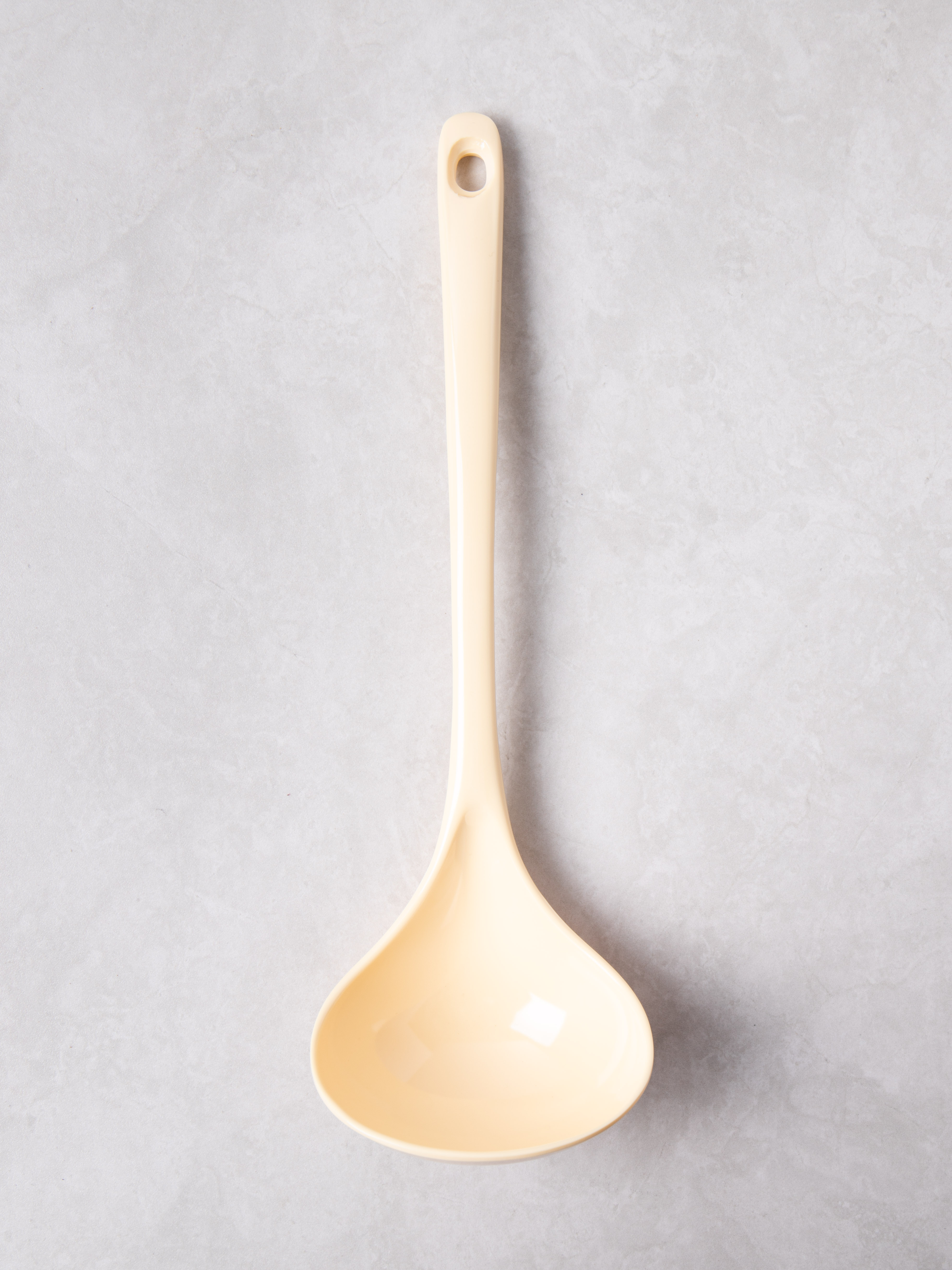 4 colors melamine ladle yellow