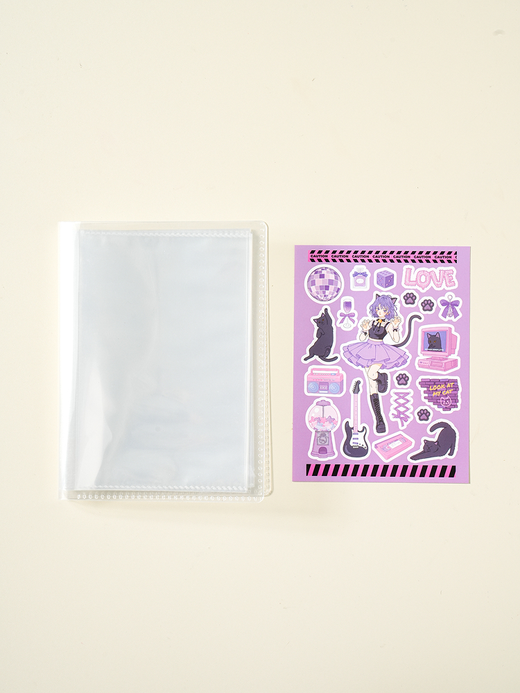 PP cover sticker album 20 sheets, 40 pockets