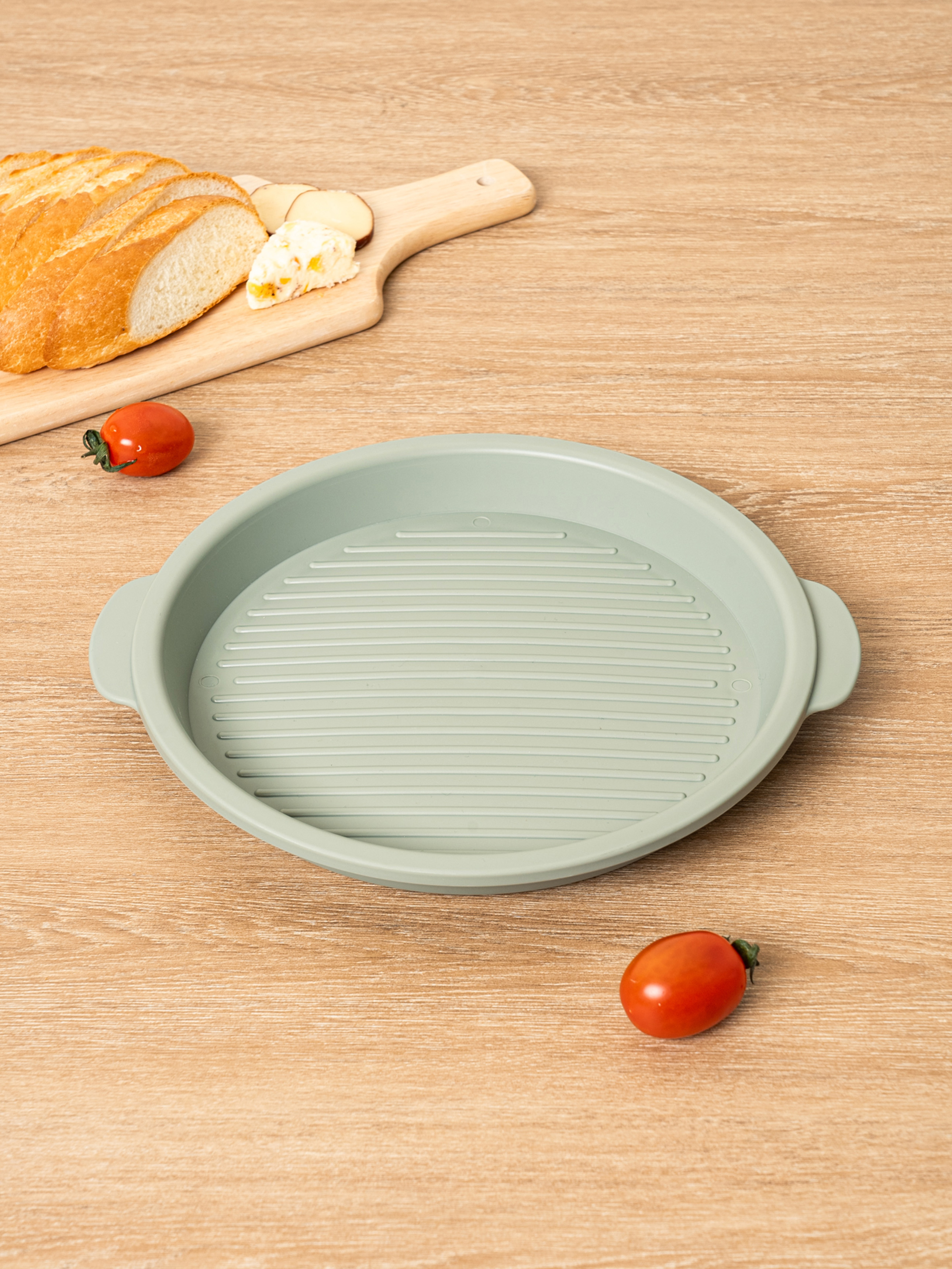 Handle PP Multipurpose Plate Khaki