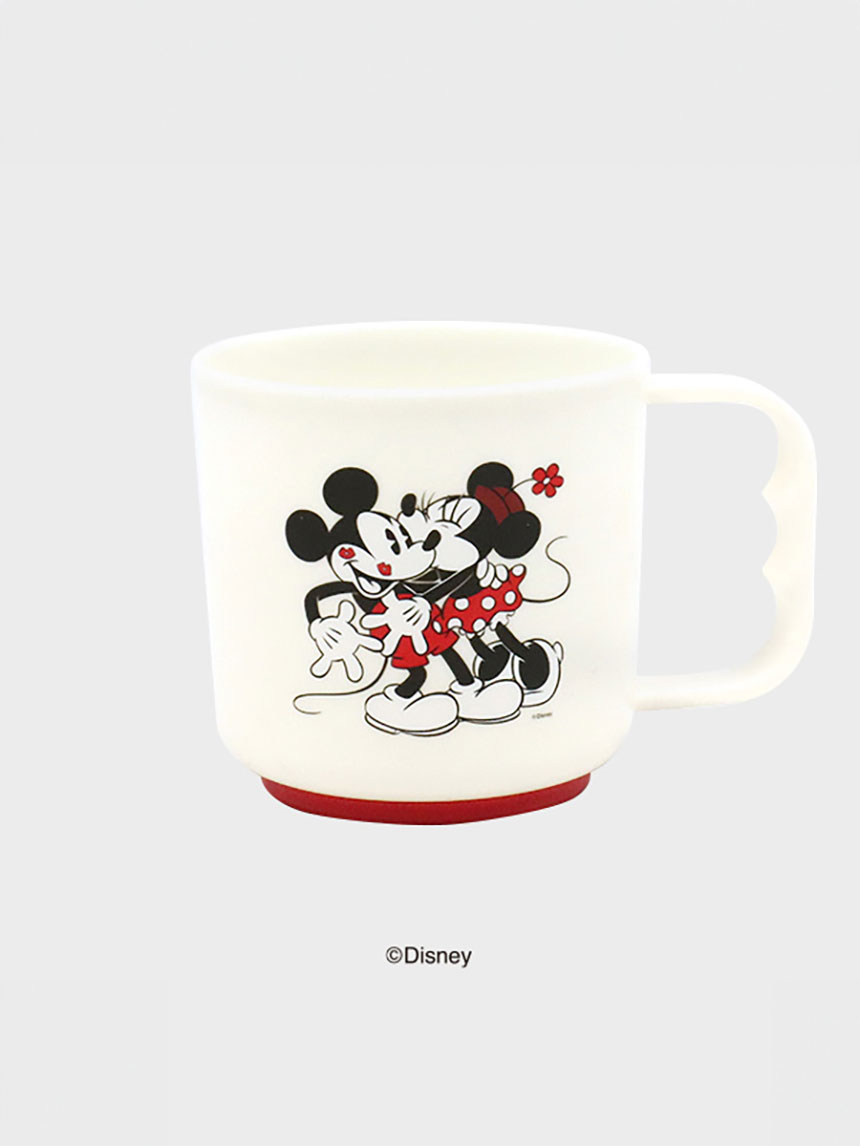 Mickey & Minnie plastic handle cup