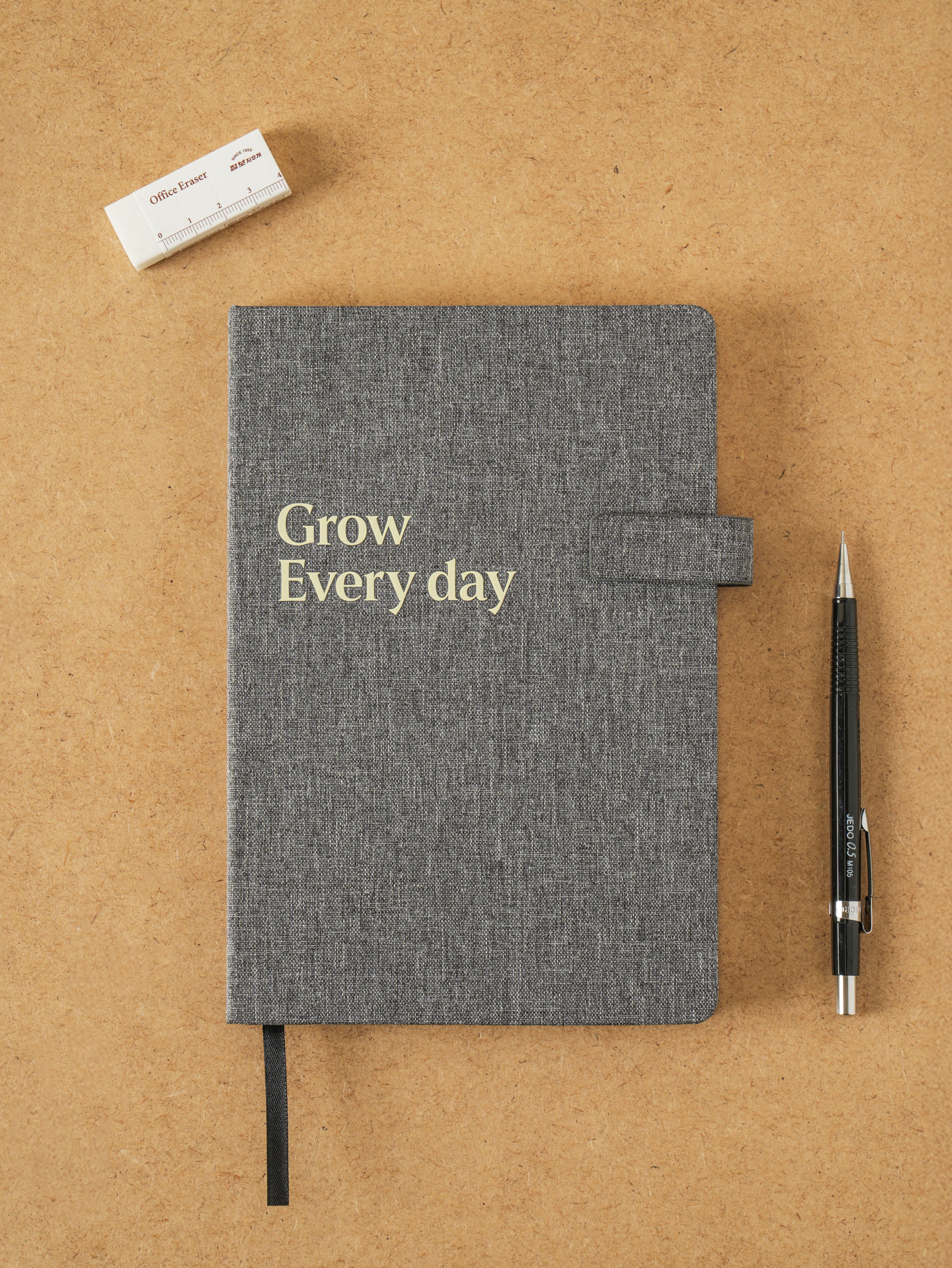Fabric texture magnetic wired notebook A5 120 sheets