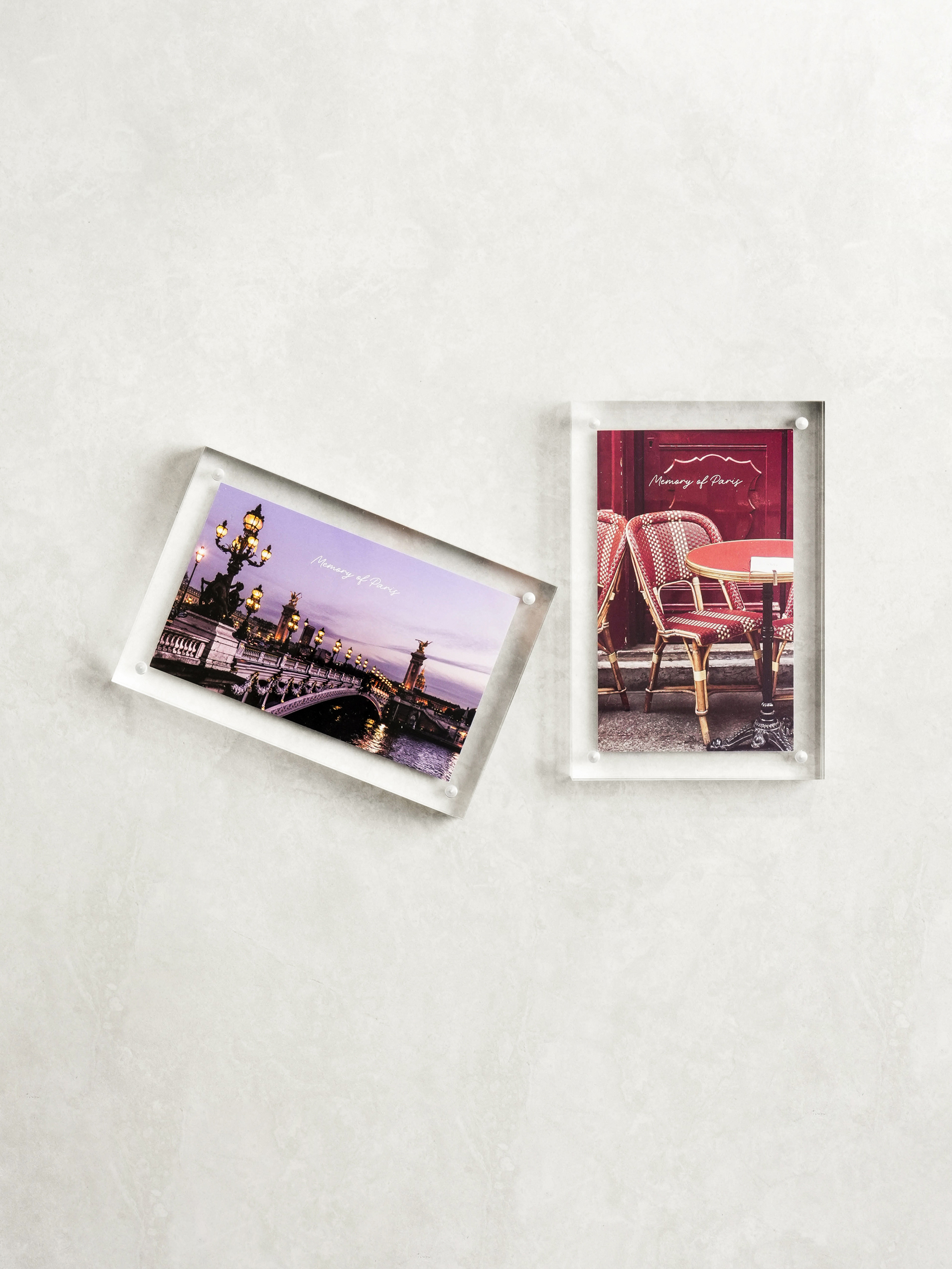 Acrylic Picture Frame Magnetic Fixed 10.2