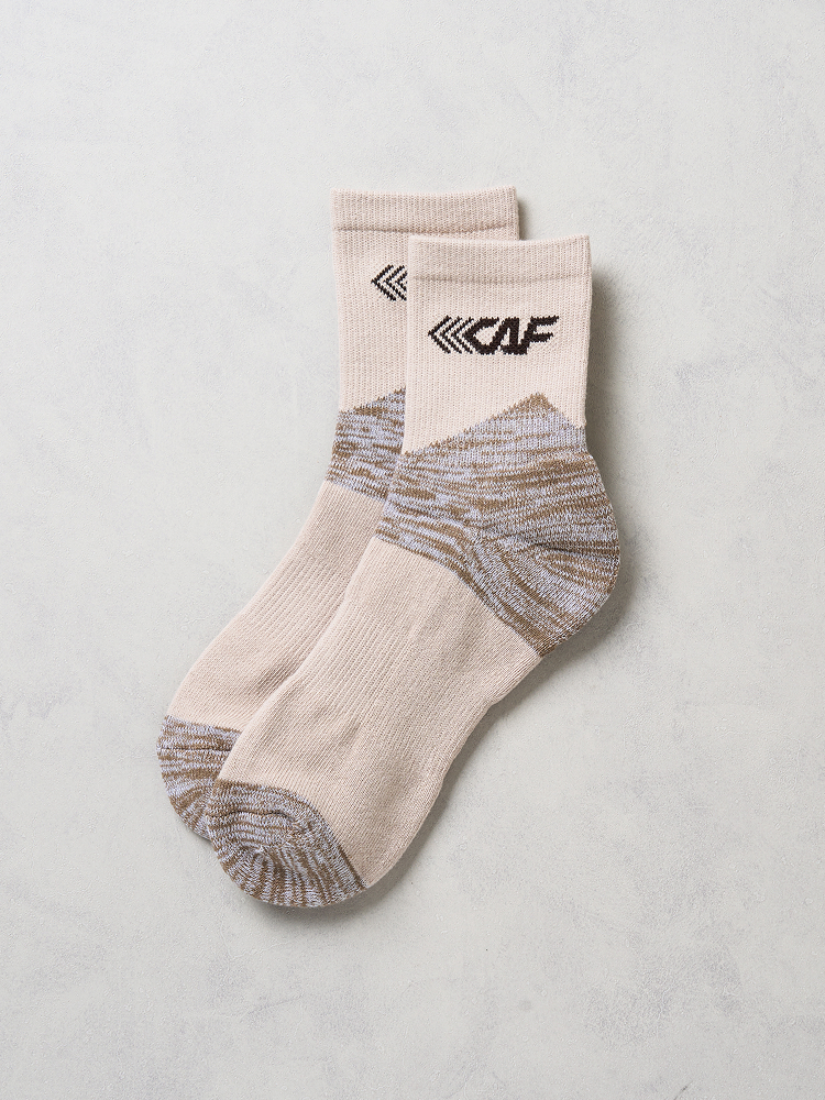 Lecalf Women's Pile Climbing Medium Neck Socks Beige