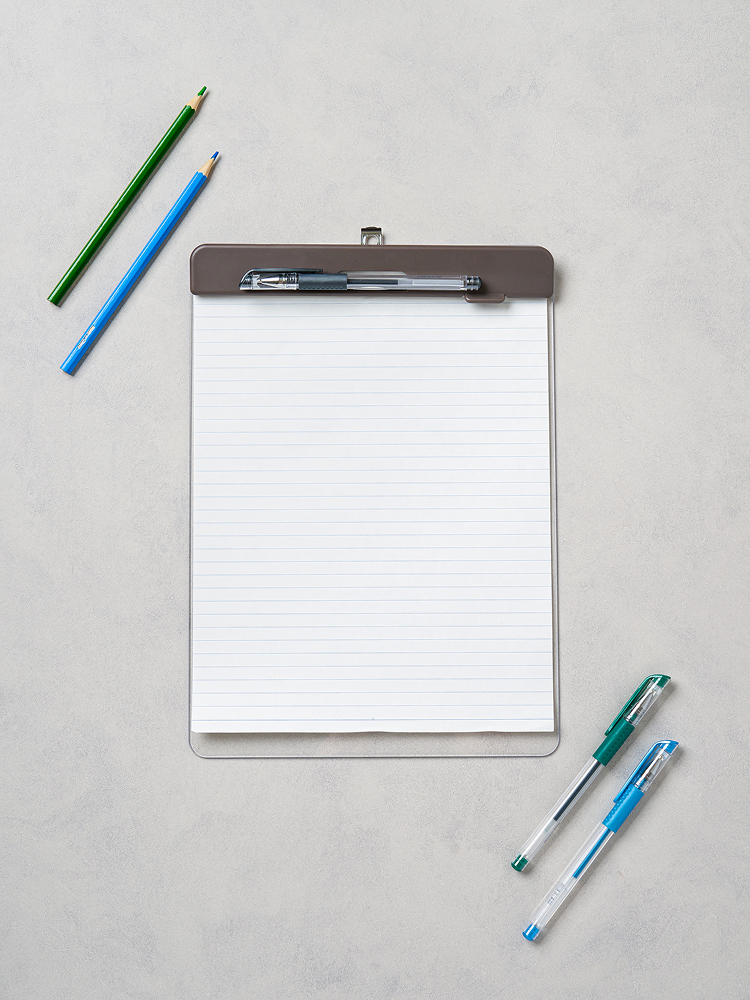Character transparent clipboard A4
