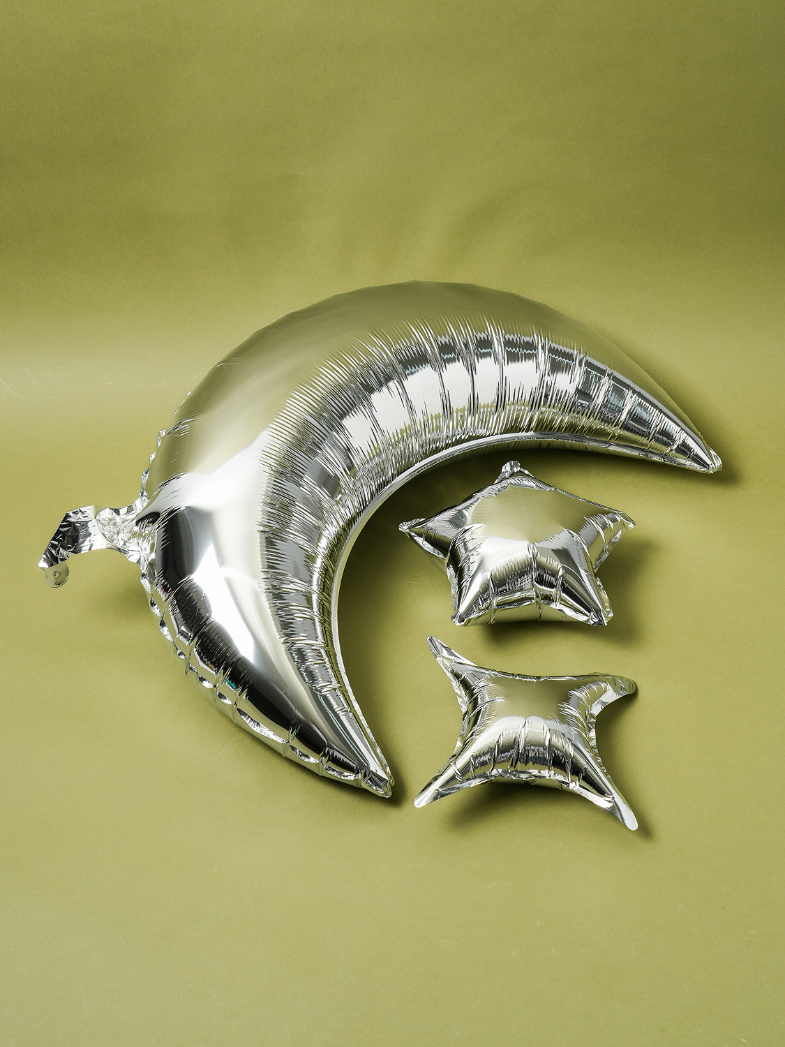 Starlight Moonlight Silver Foil Balloons 6pcs