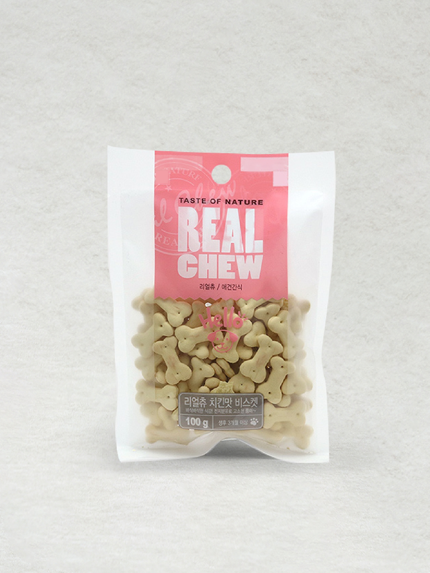 [Pet] Real Chew Chicken Flavor Biscuit 100g