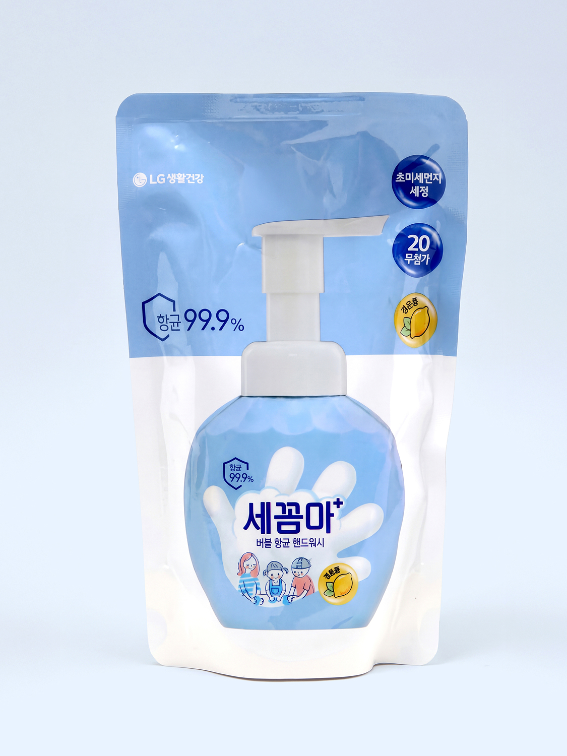 Secomma Bubble Antibacterial Hand Wash Refill 200 ml Lemon Scent