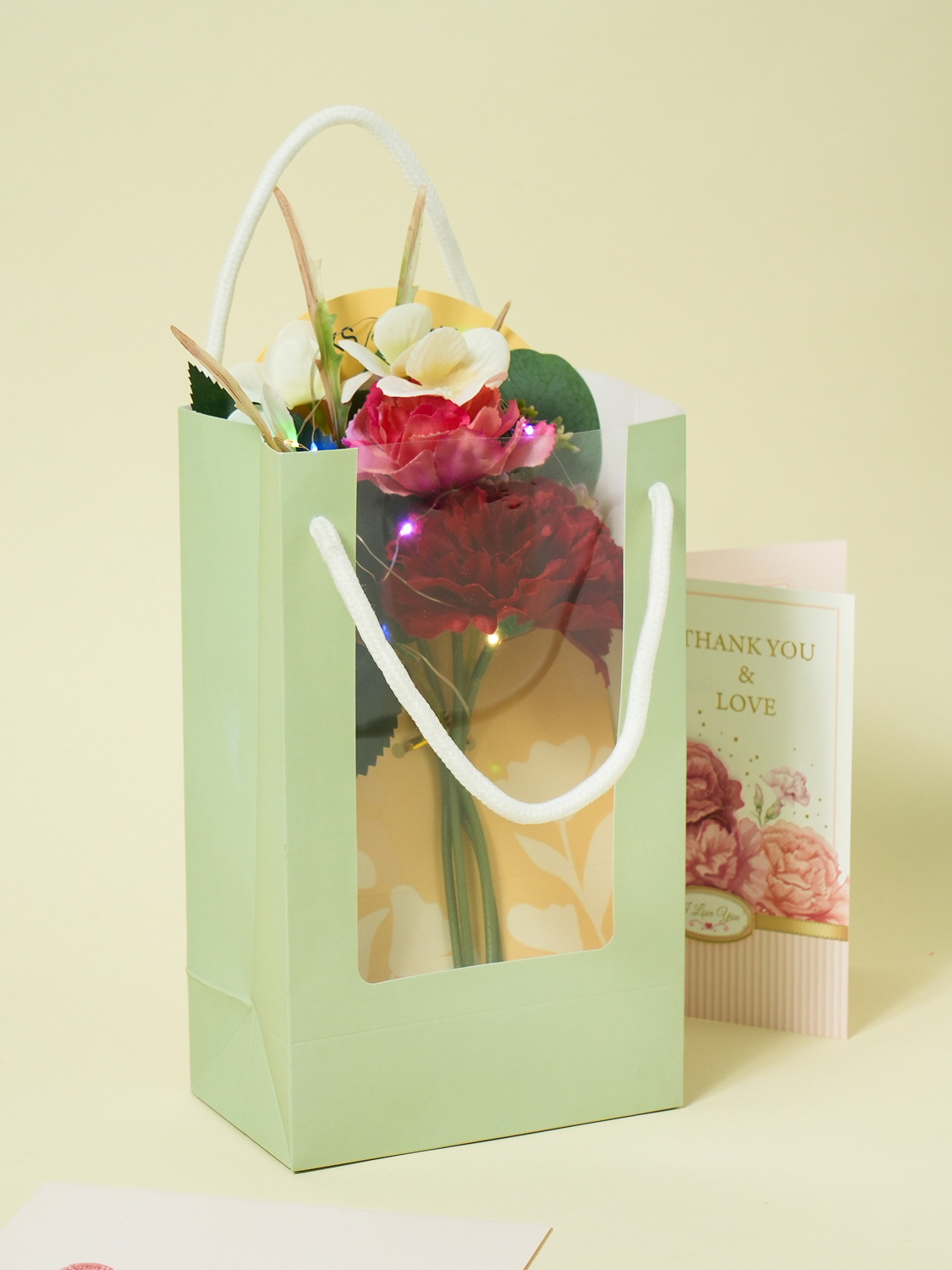 LED artificial flowers for gifts