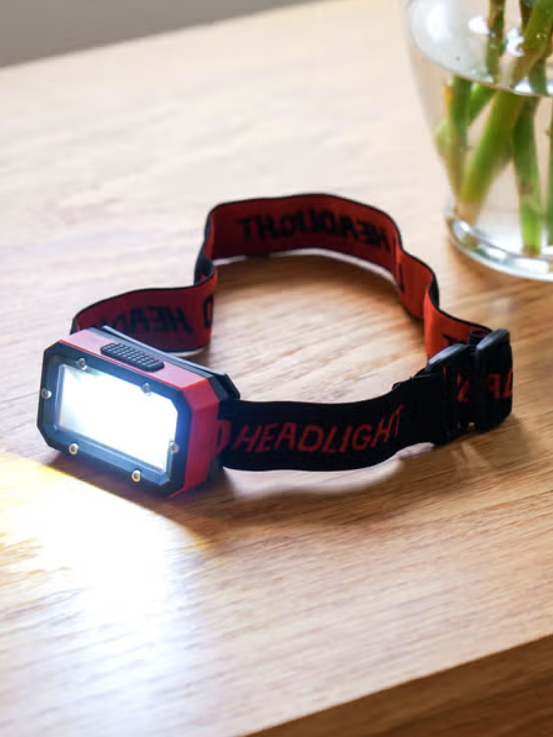 Headlight square type red
