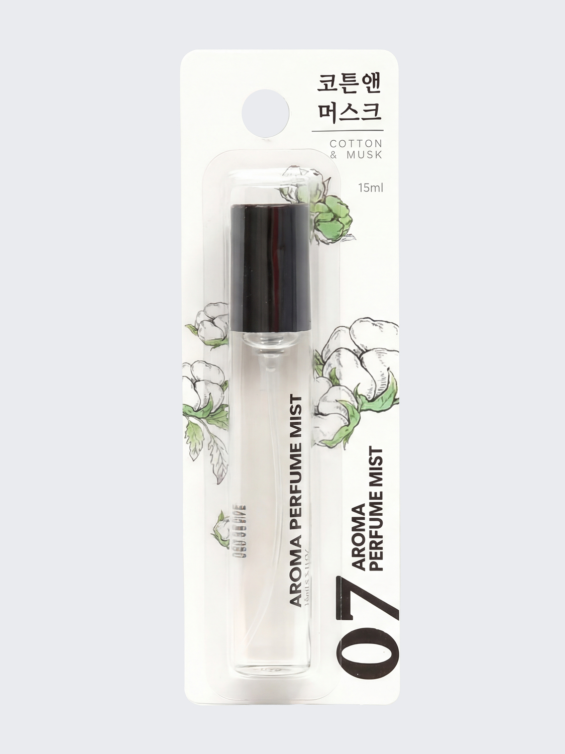 Fragrance mist cotton and musk scent 15 ml