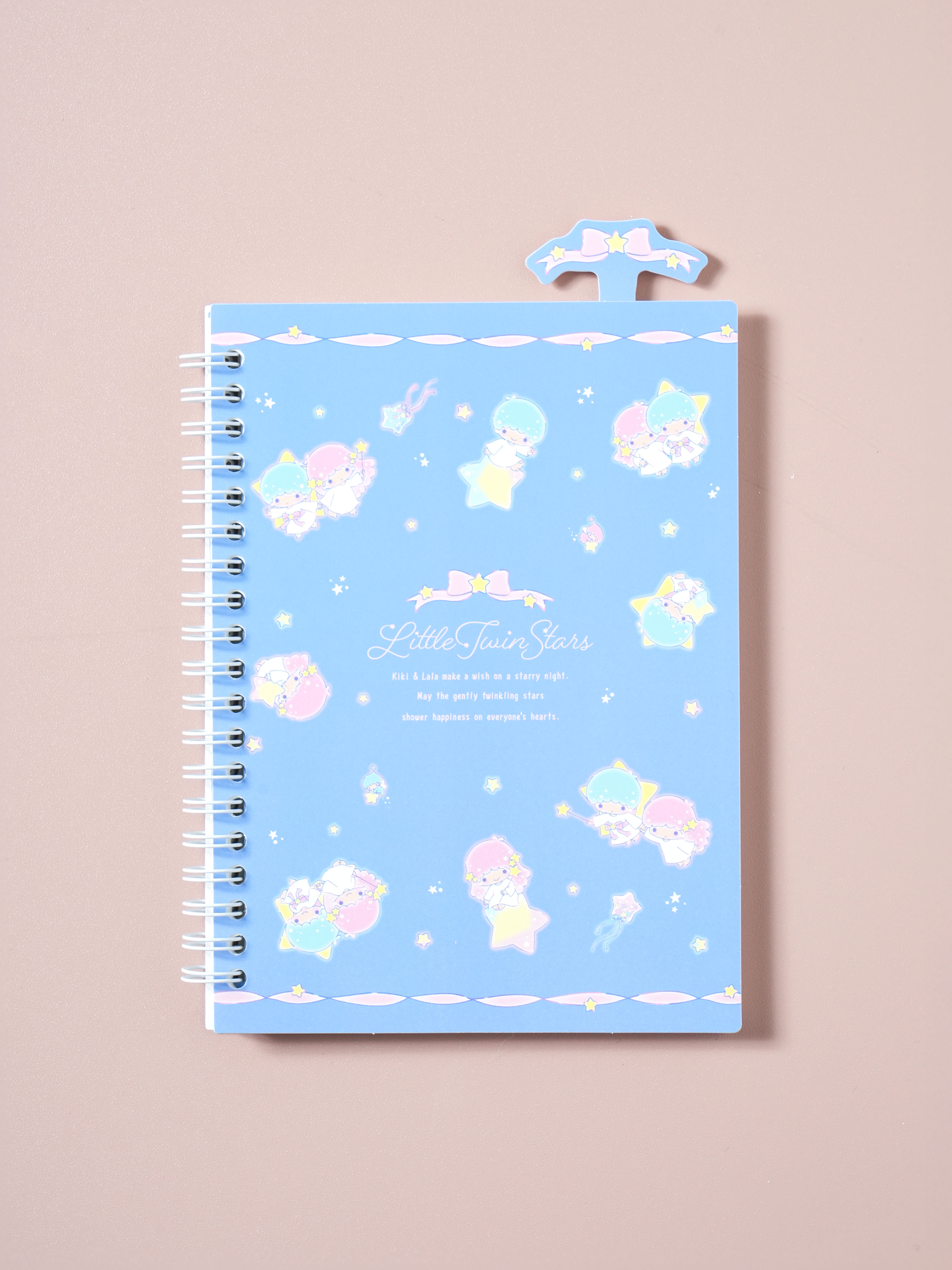 Little Twin Star Index Section Notebook 60 sheets Blue