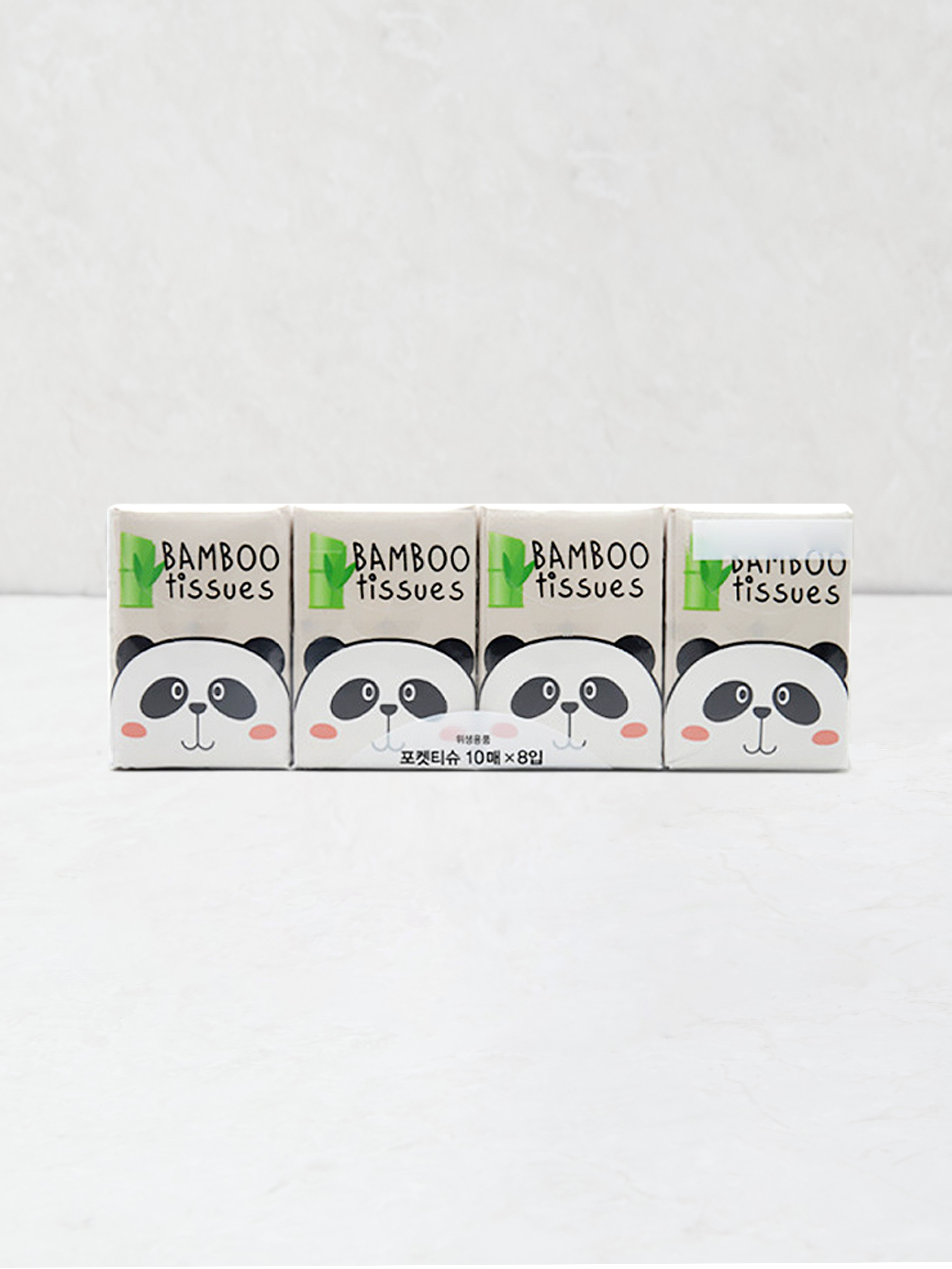 Panda Pocket Tissues 10 sheets x 8