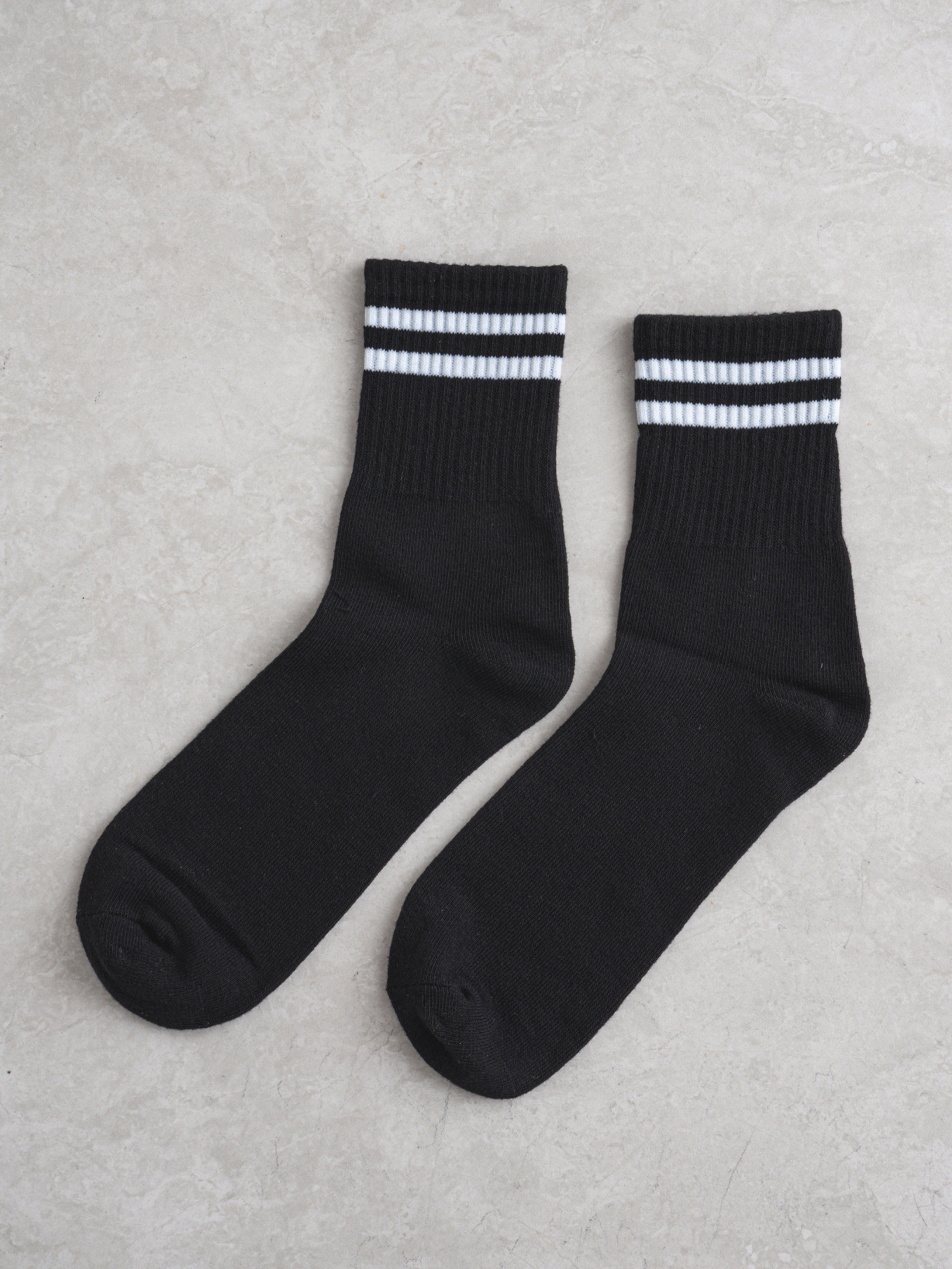 Men's Ankle Ringle Socks Black