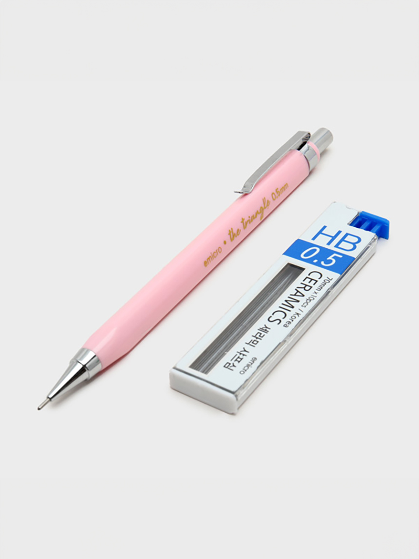 Pastel color triangle sharp 0.5 mm