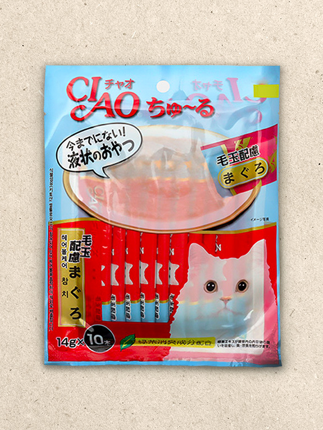 [Pet] Chaochur Hairball Care Tuna 10pcs