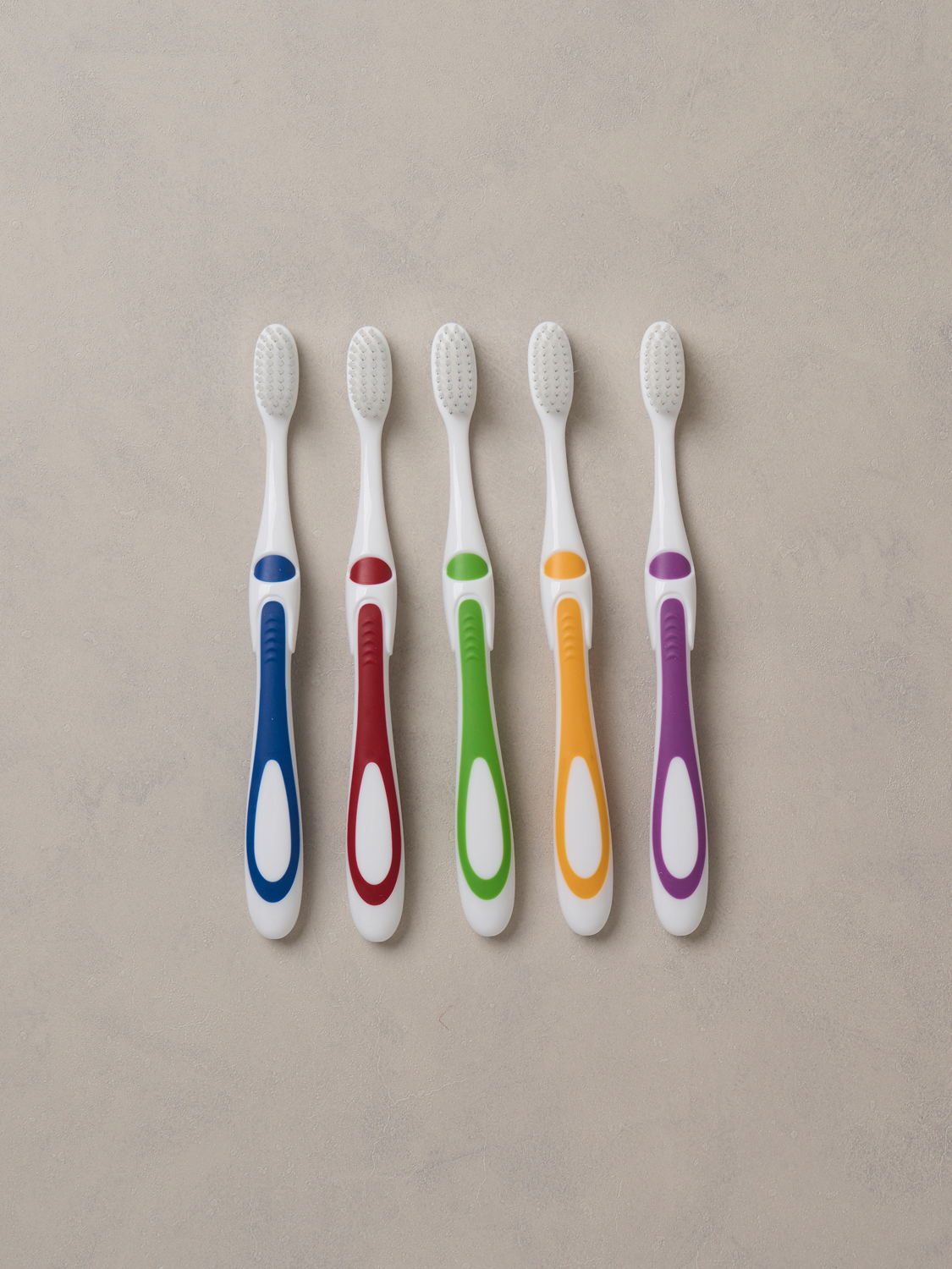 Strong cleaning double fine bristle toothbrush (5 packs)