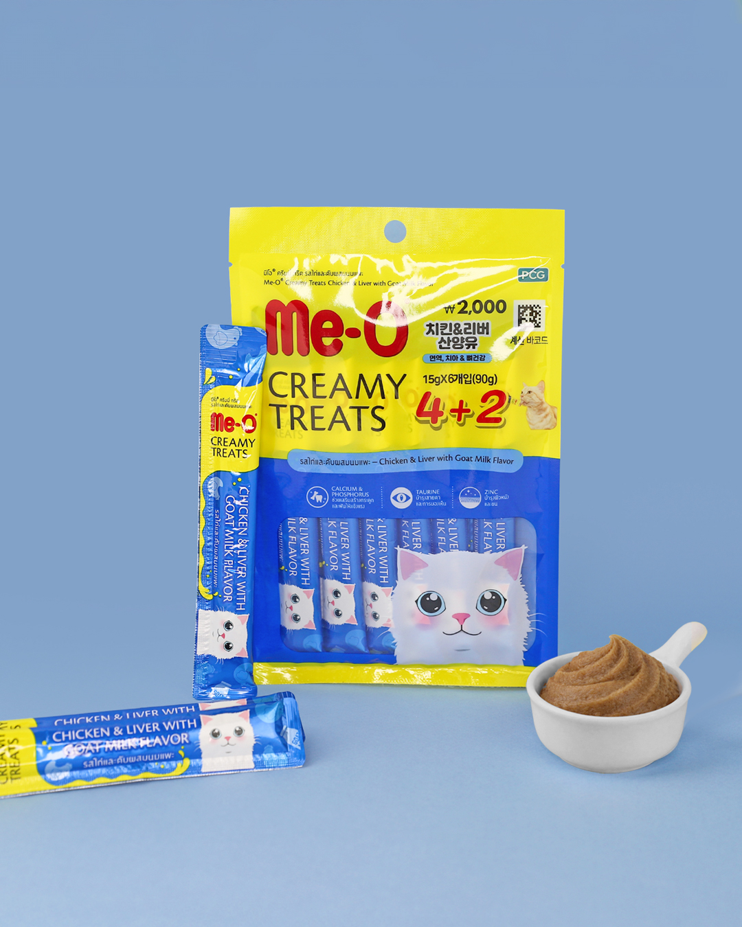 [Pet] Myo Creamy Chicken & River Goat Milk 6 packs 90 g