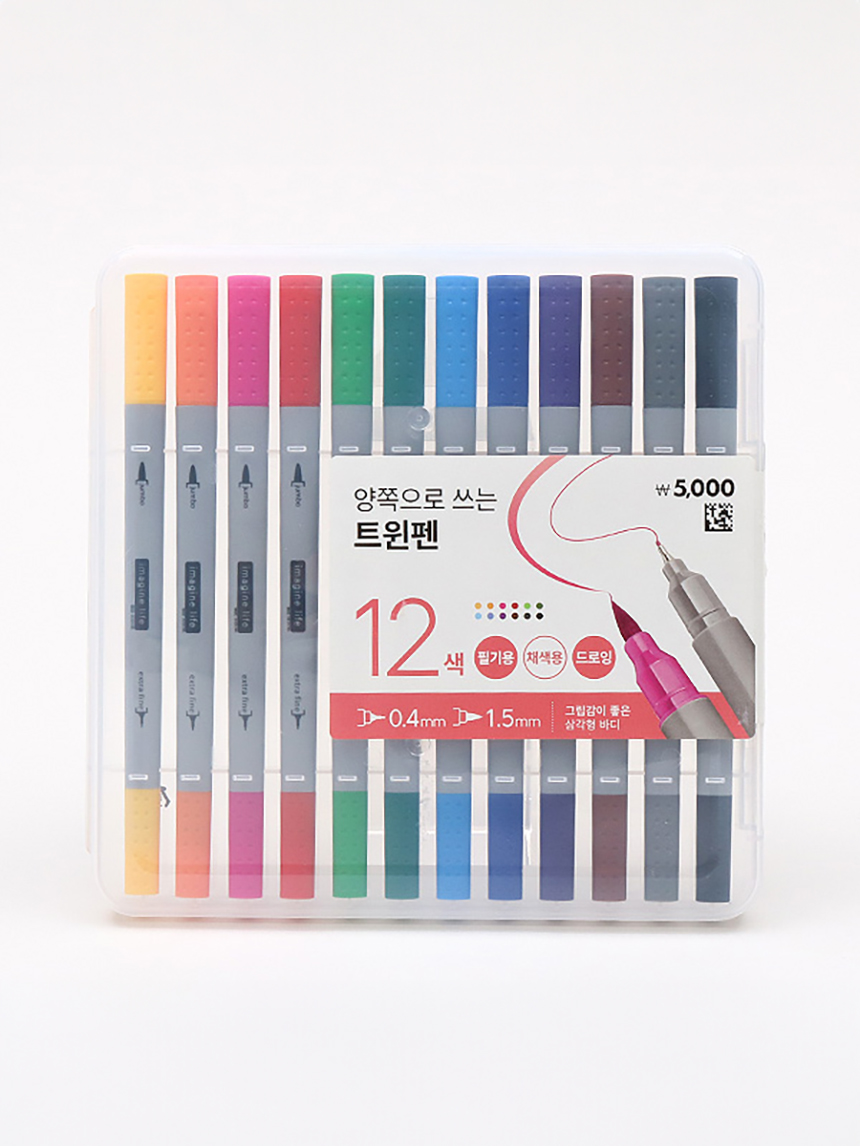 Fineliner Twin Pen 12 pieces
