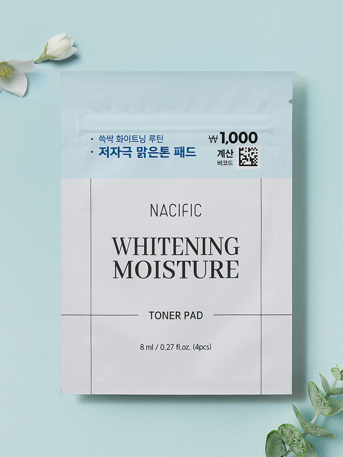 Nesific Whitening Moisture Toner Pads (4 pieces)