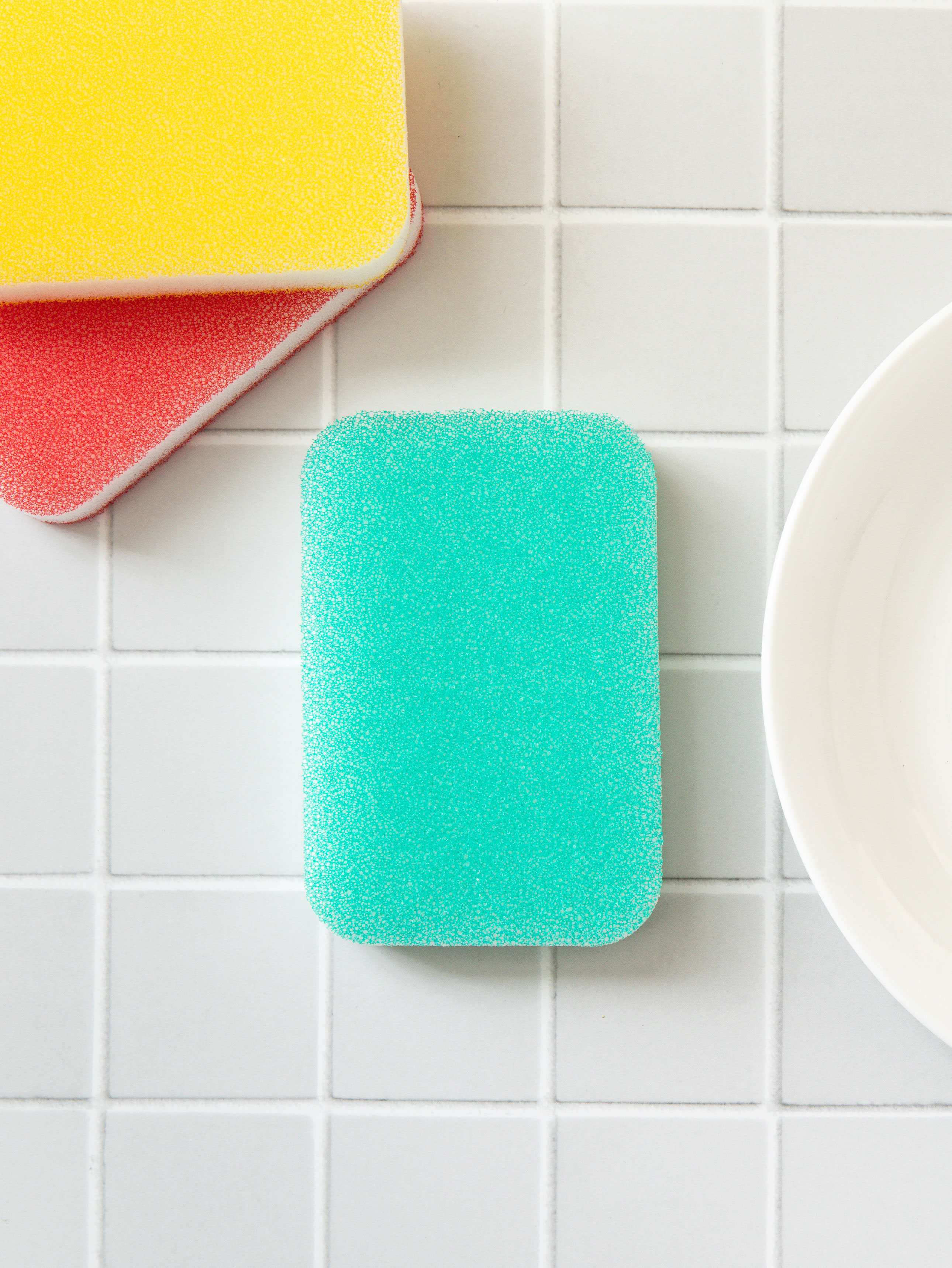 Triple structure sponge scrubber 3P