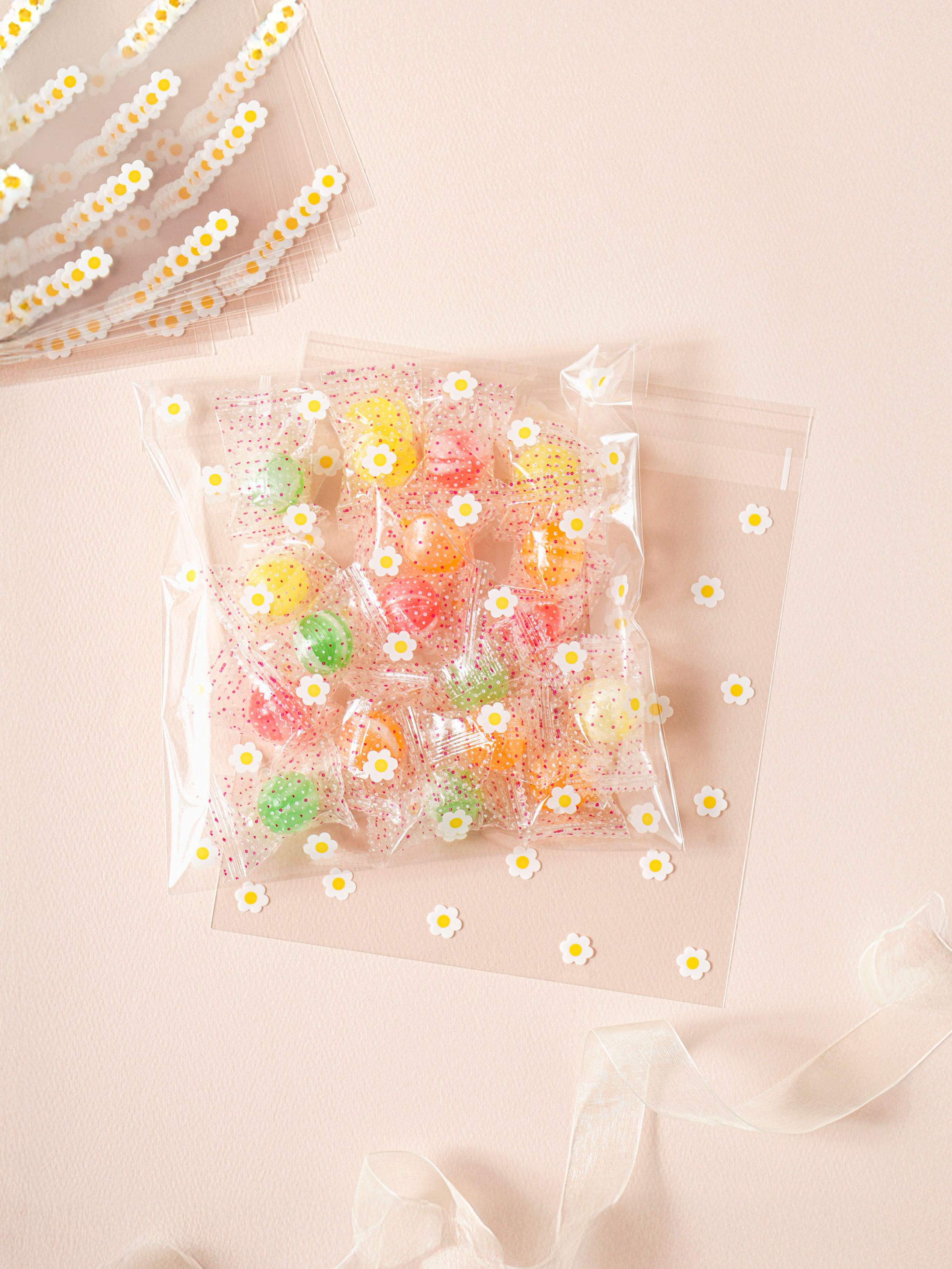 Adhesive packaging bag 18