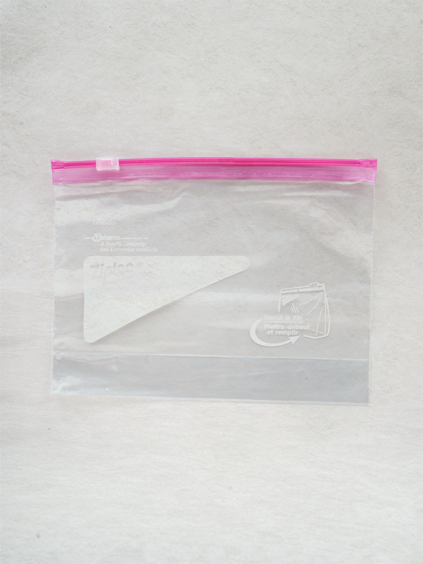 Ziploc slider refrigerated medium size 10 sheets