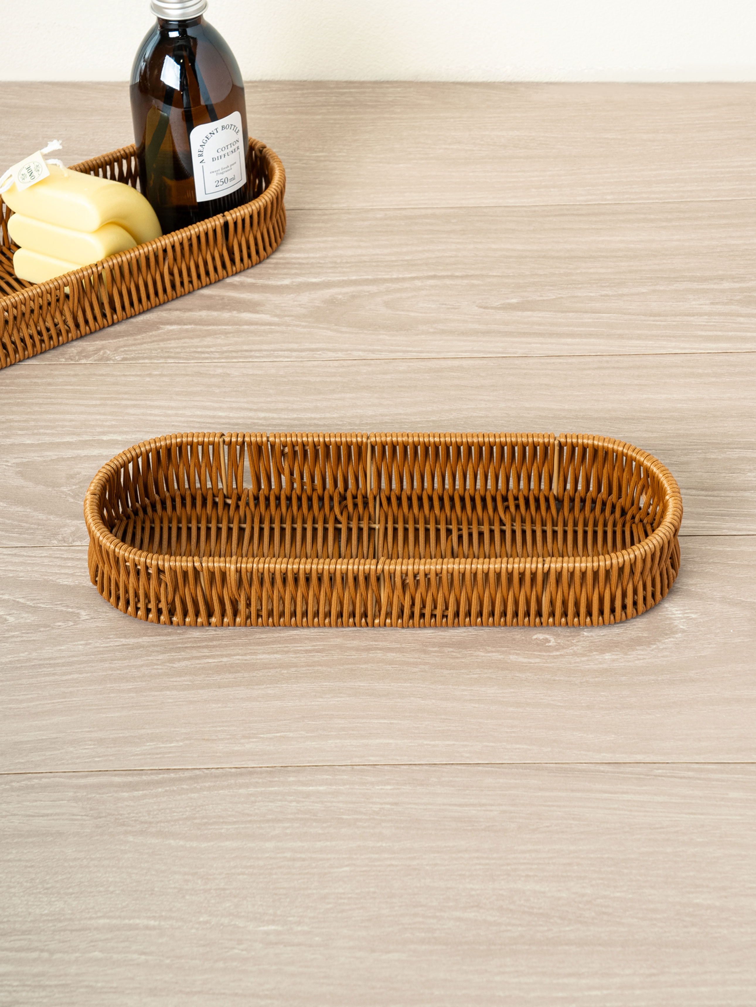 PP braided round square basket