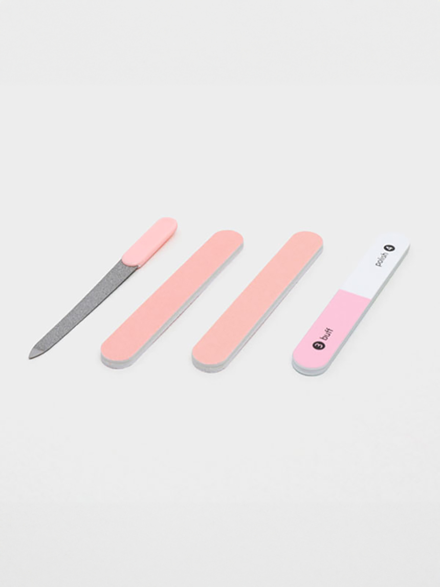 Nail care file, buffer set