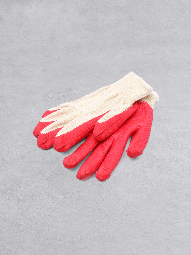 2 pairs of semi-coated work gloves