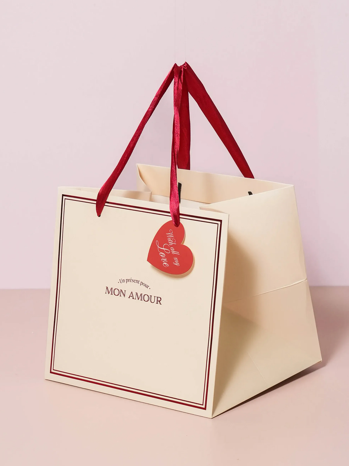 Red Park Shopping Bag 19.5
