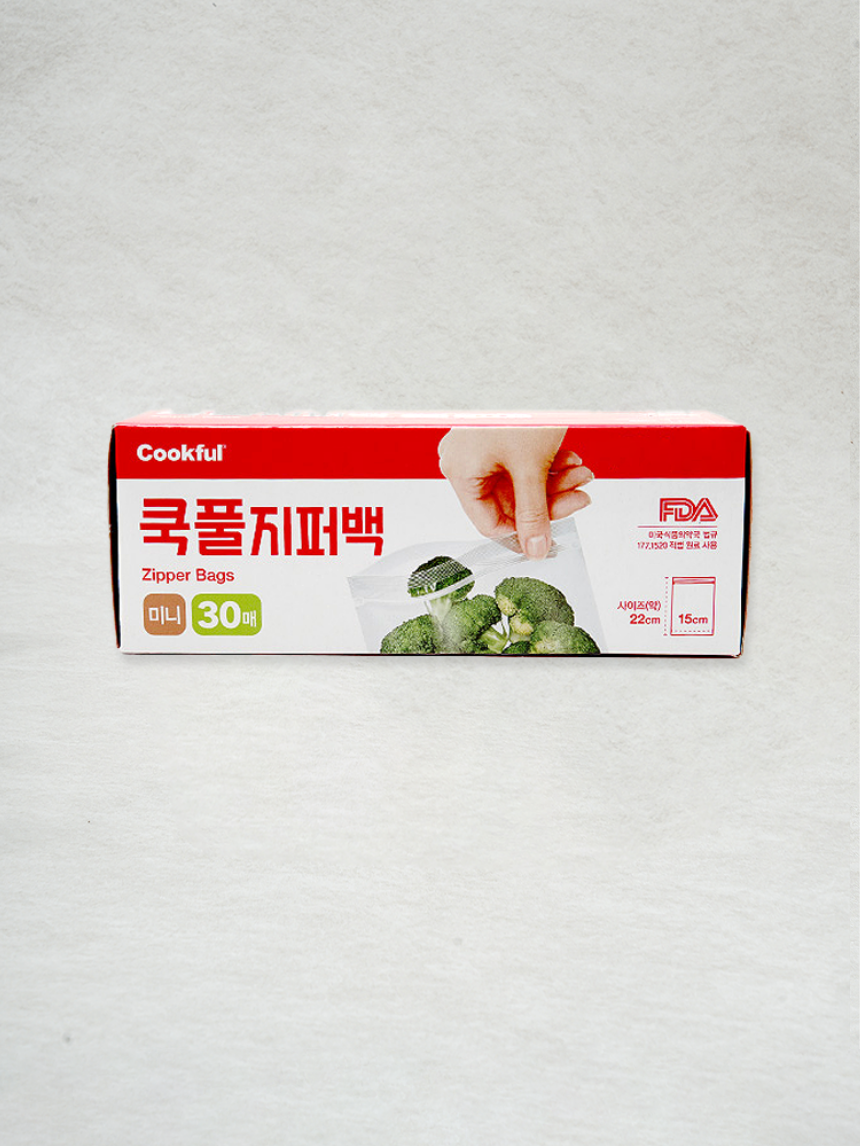 Cookful zipper bag mini 30 sheets
