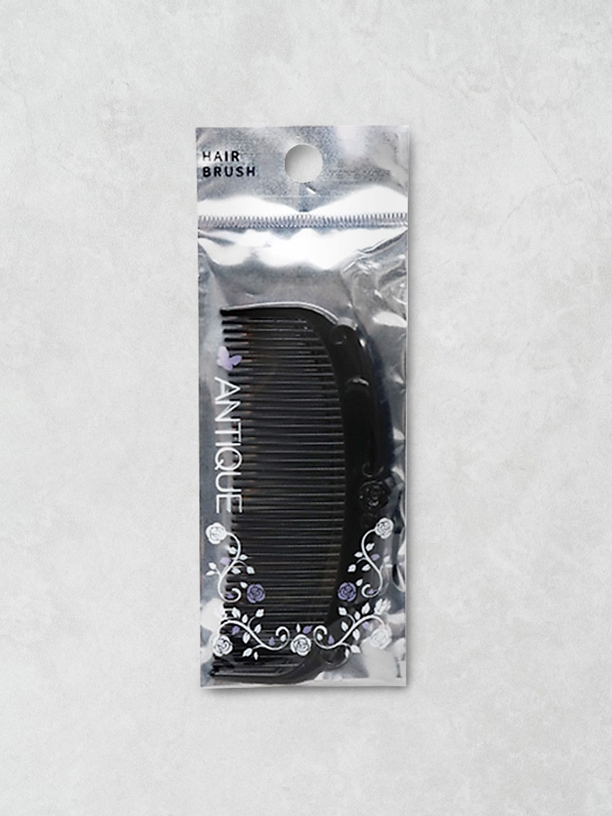 antique half moon comb
