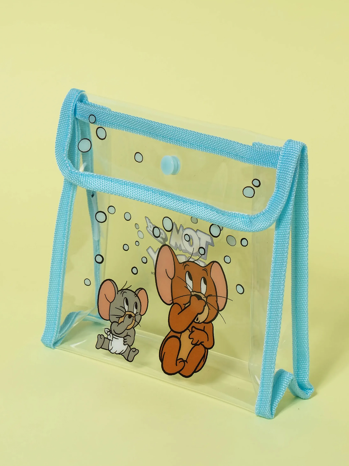 Tom and Jerry triangular transparent pouch