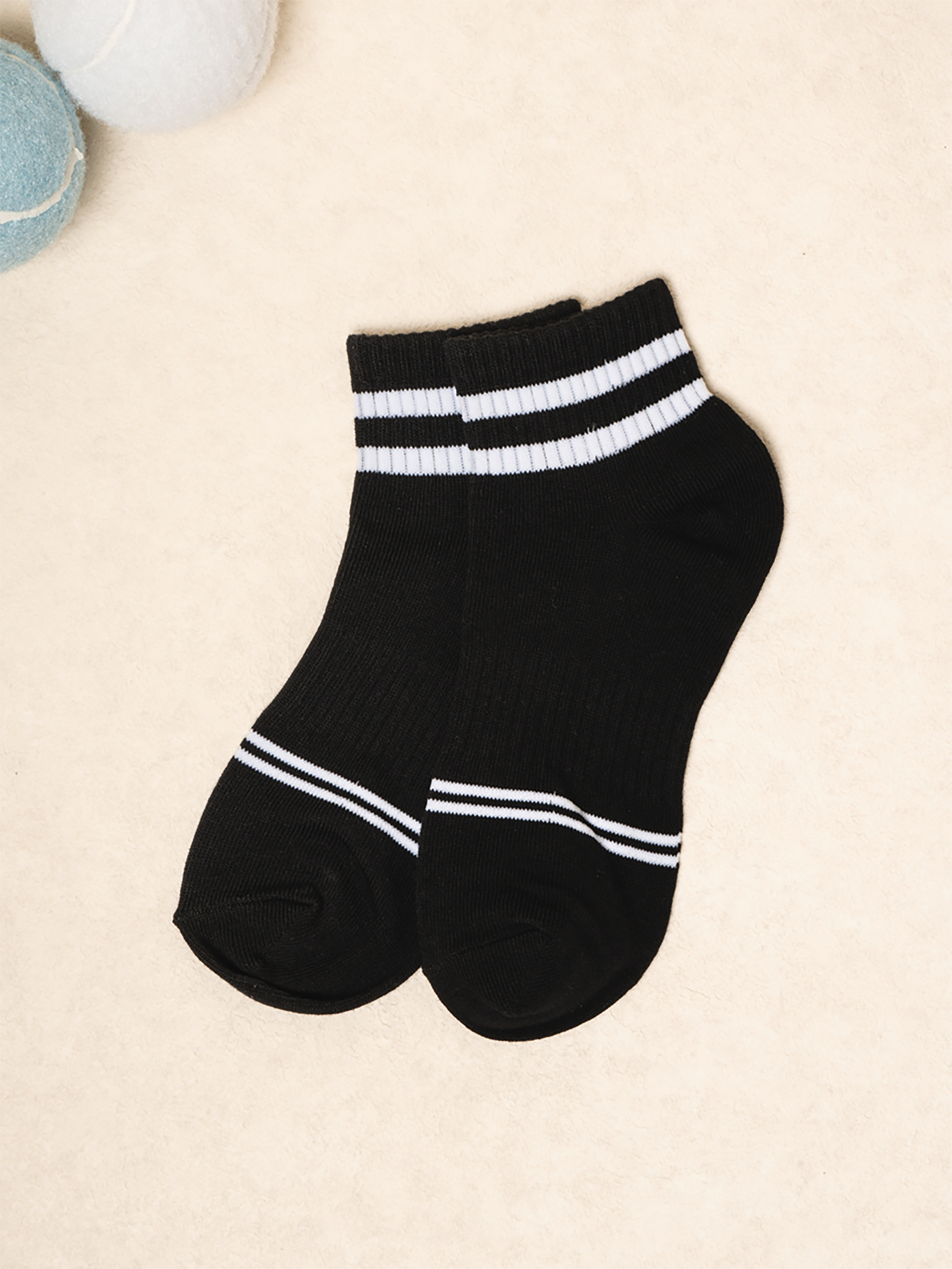 Men's Running Short Socks Black