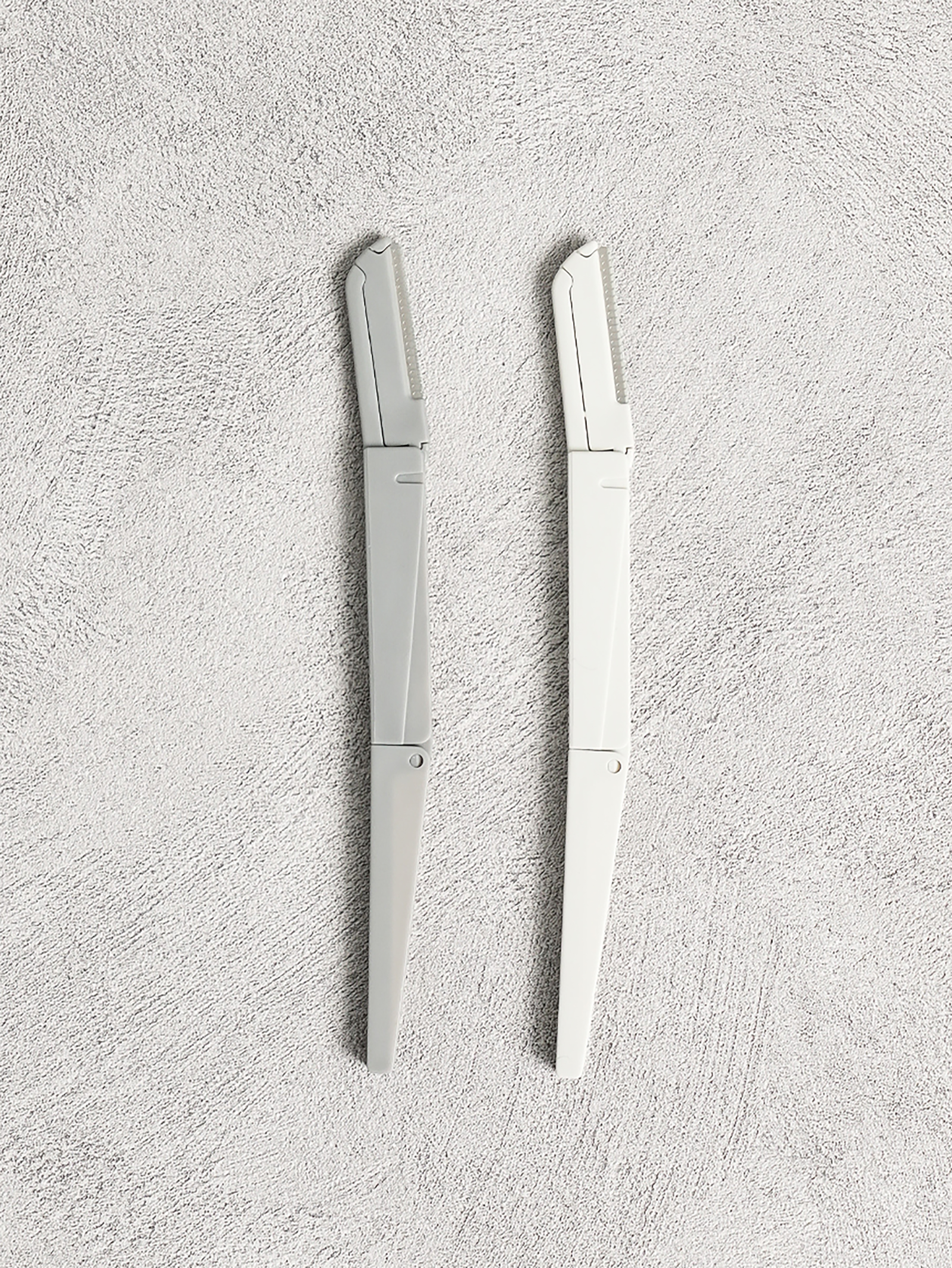 2-piece 3-stage folding eyebrow knife