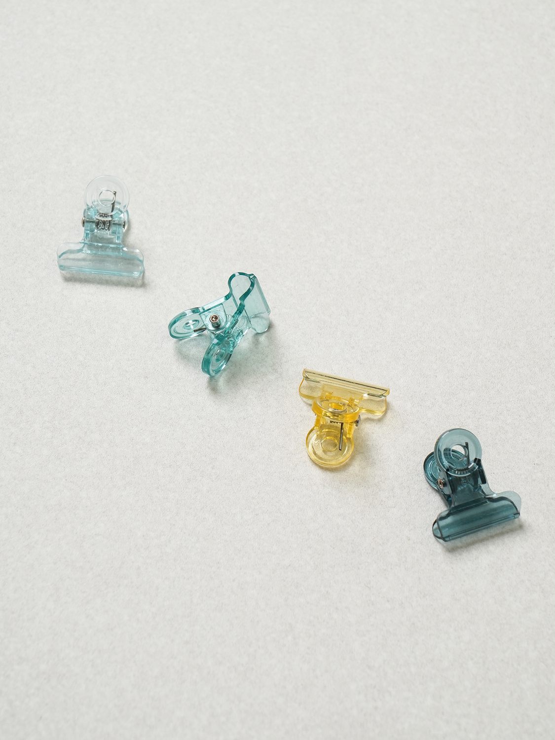 Small Workshop Mini Transparent Clamp Clip 20 mm 12 pieces