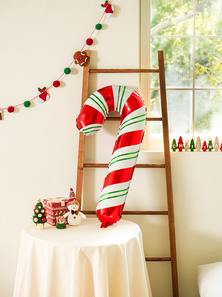 Christmas at Home Foil Balloon Candy