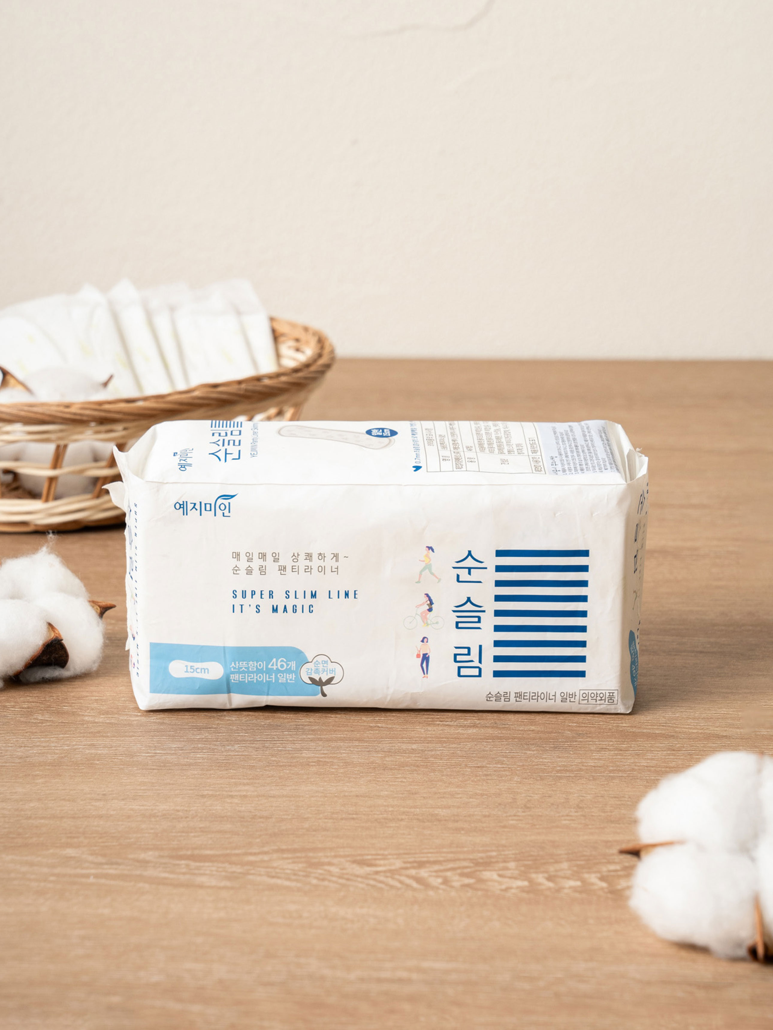 Yejimiin Soon Slim Panty Liner Regular 46 pieces