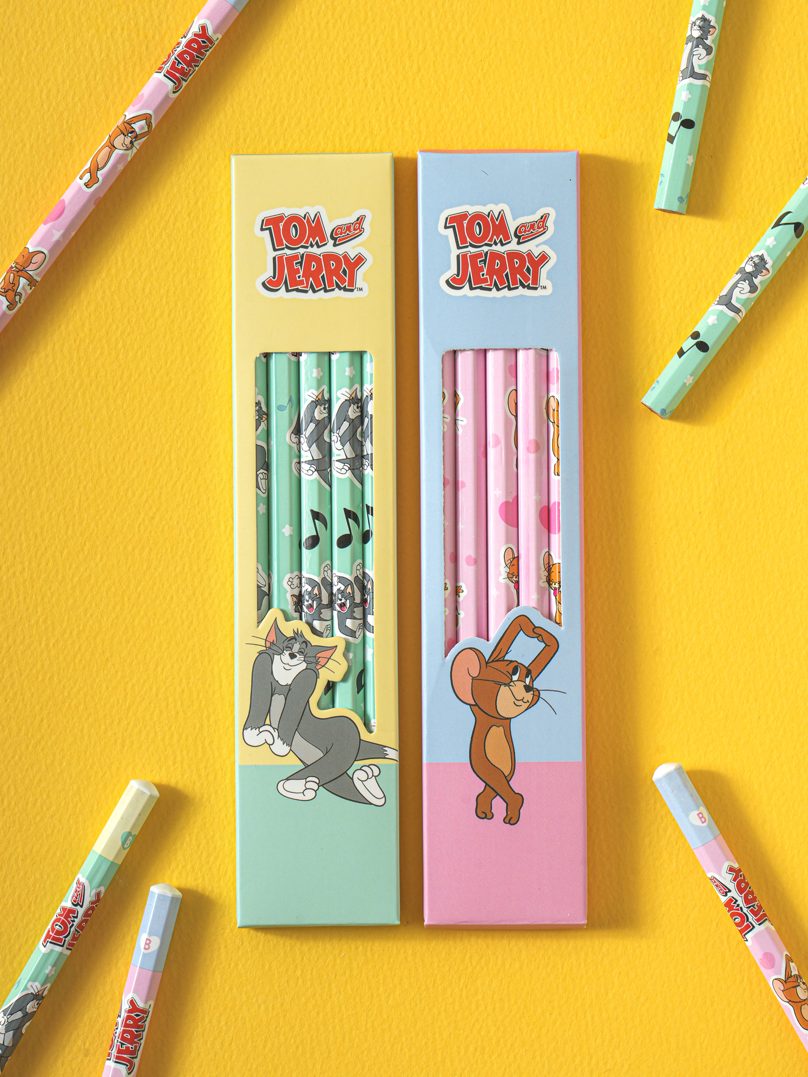 Tom and Jerry Pencil Set B 10 pieces