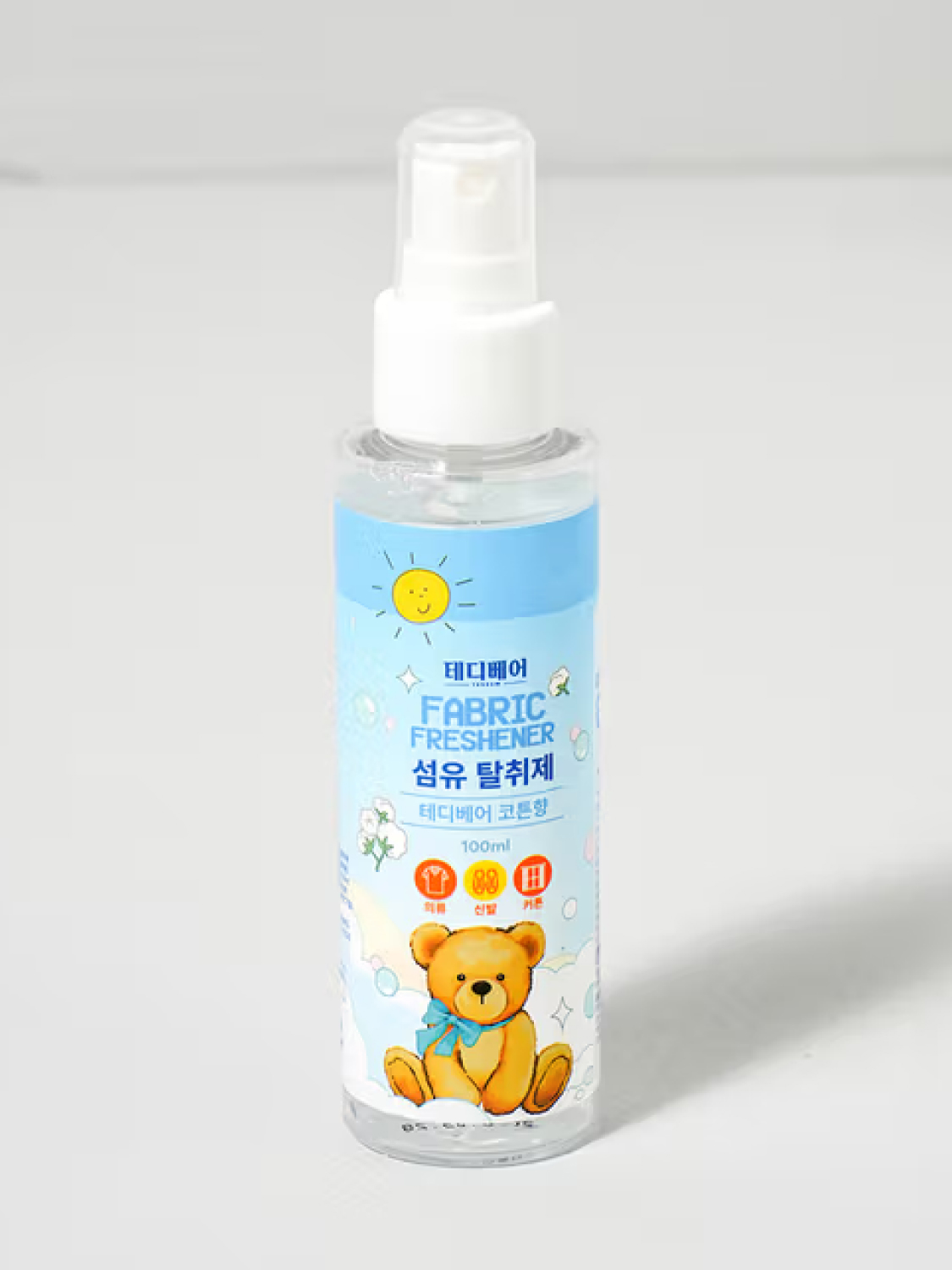 Teddy Bear Fabric Deodorizer 100 ml Cotton Scent