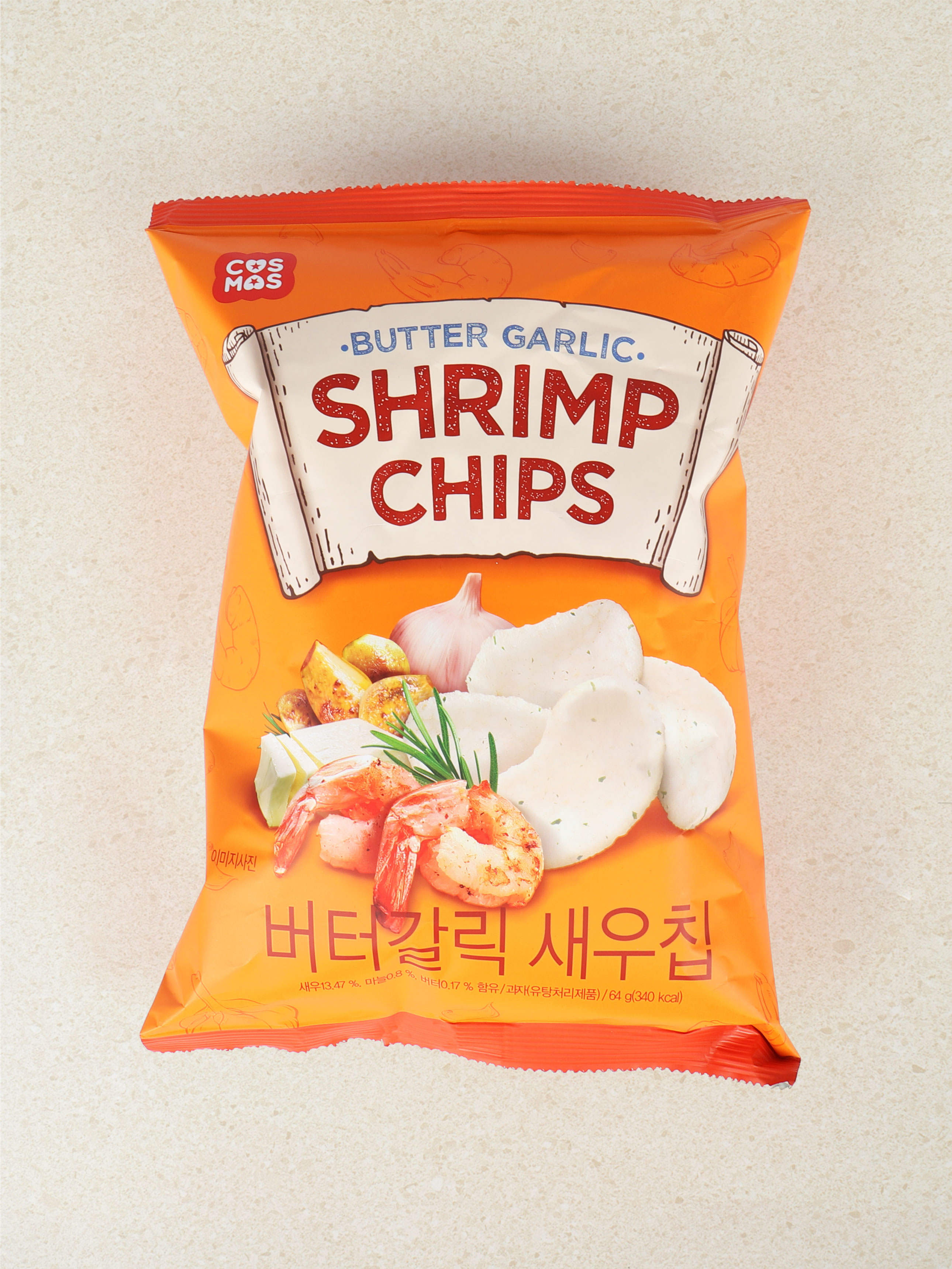 Cosmos Butter Garlic Shrimp Chips 56g
