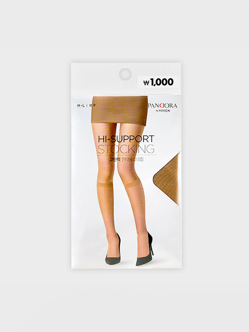 Pandora by Vivian Pantaloon stockings flesh color