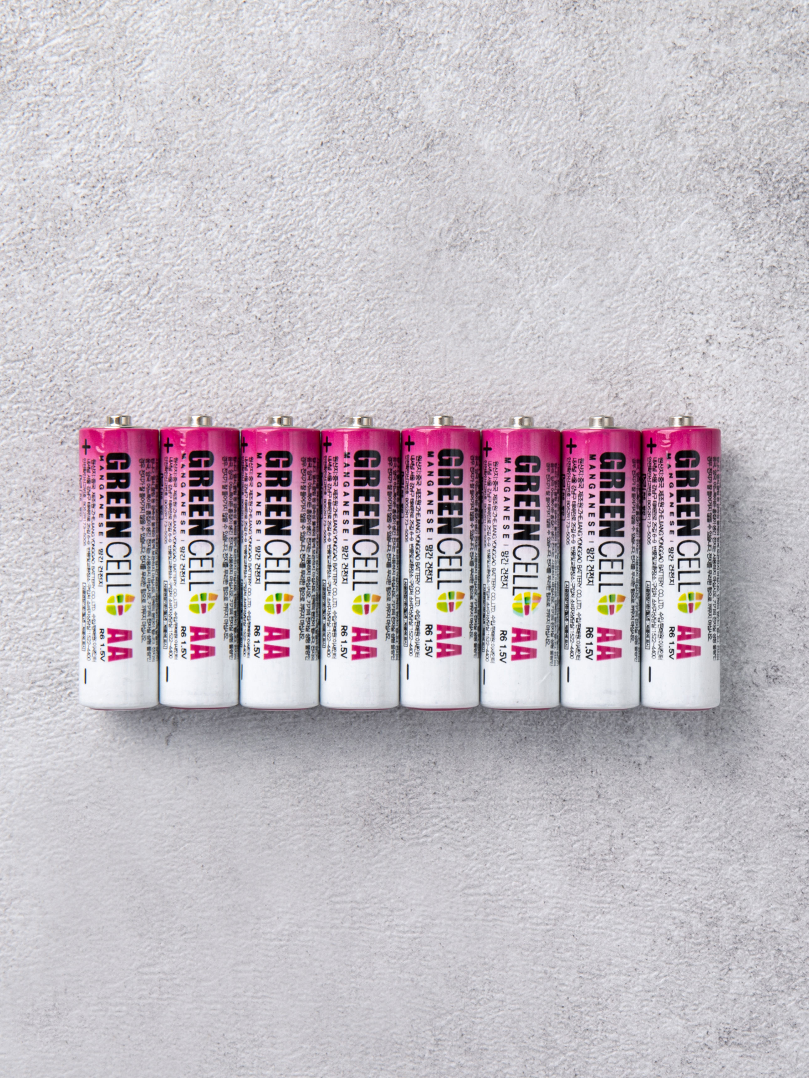Manganese batteries R6 AA 8 pieces