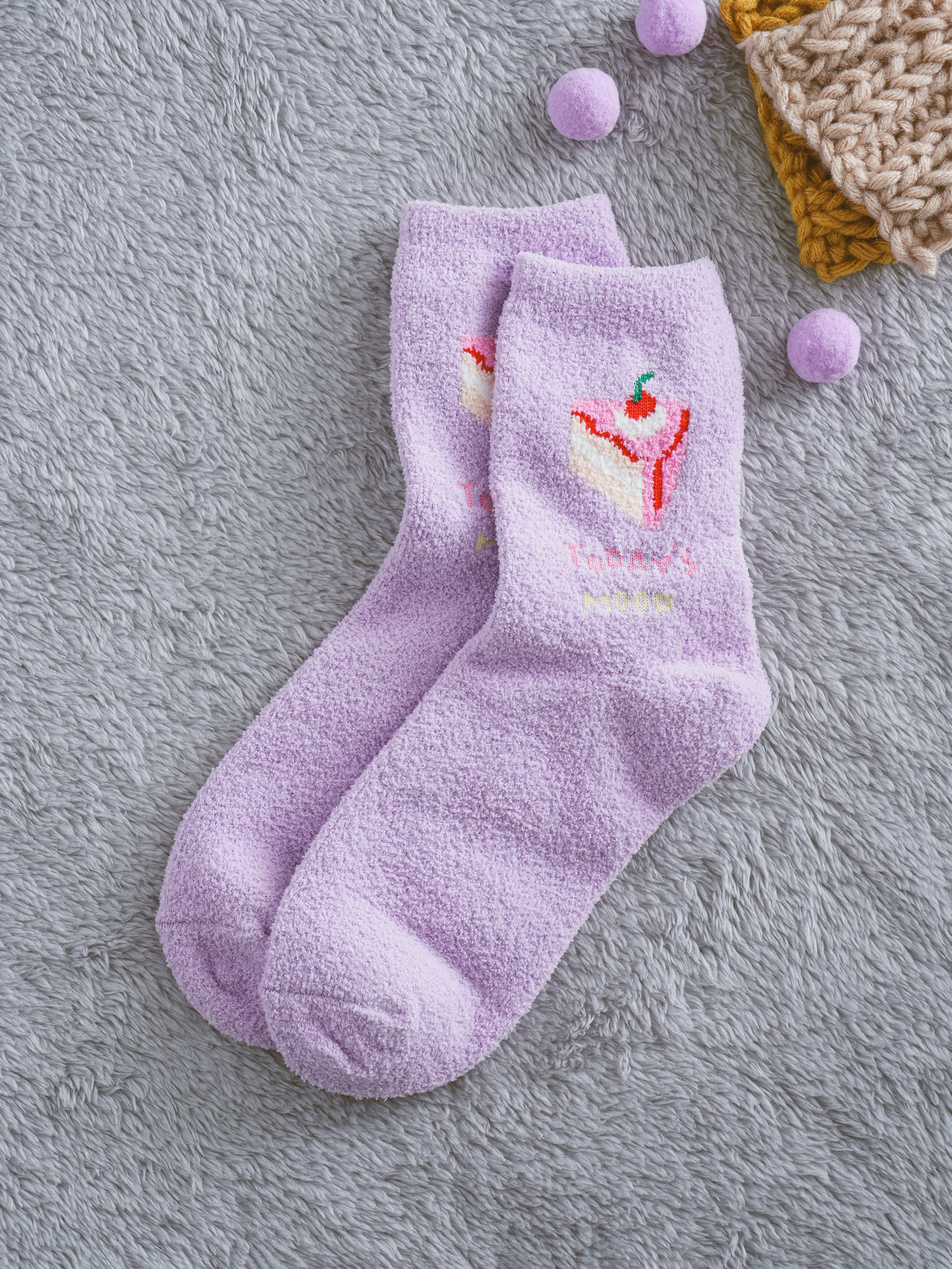 Kikiya Socks Point Sleep Socks Purple