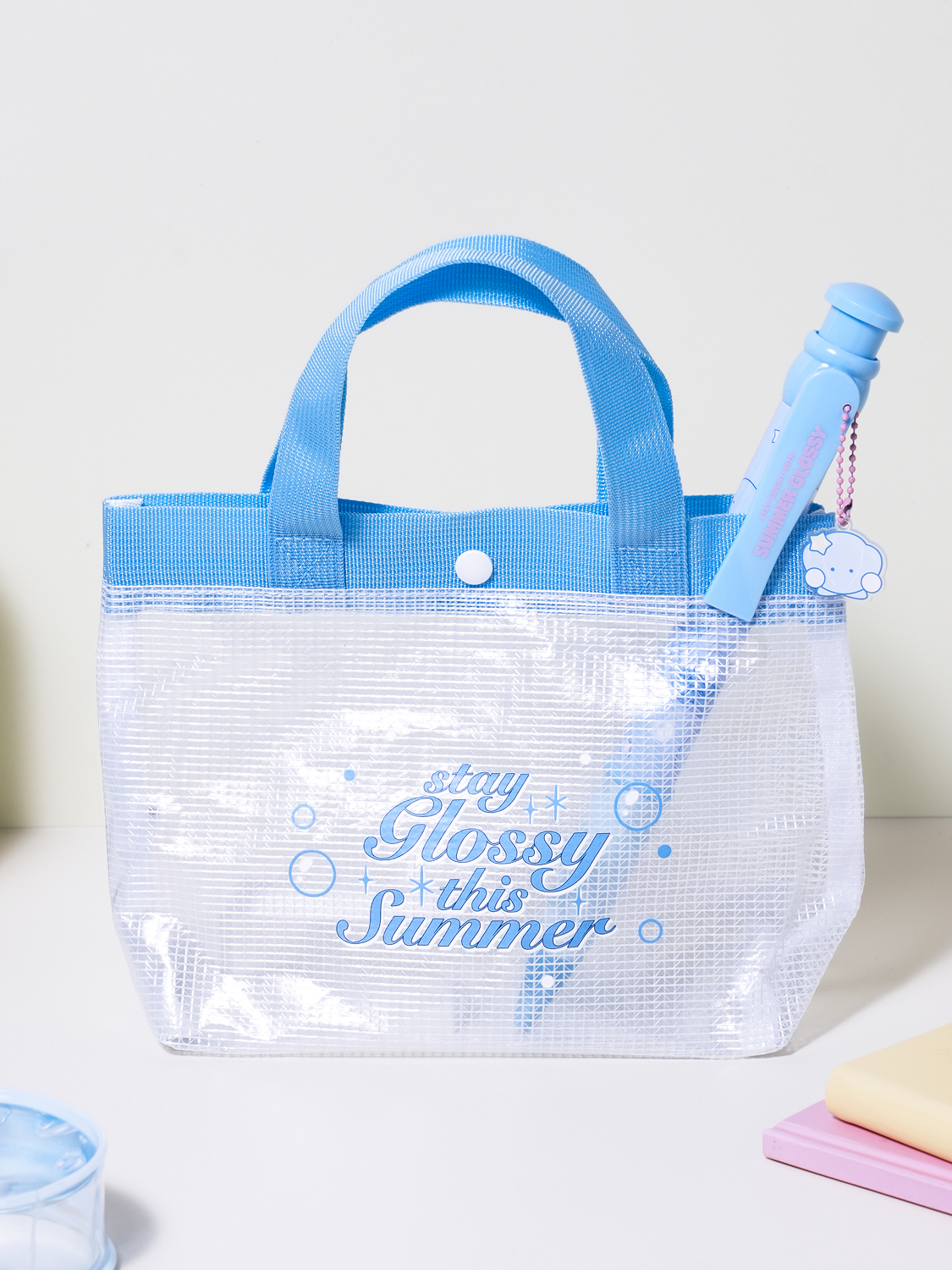 Summer glossy mini transparent bag