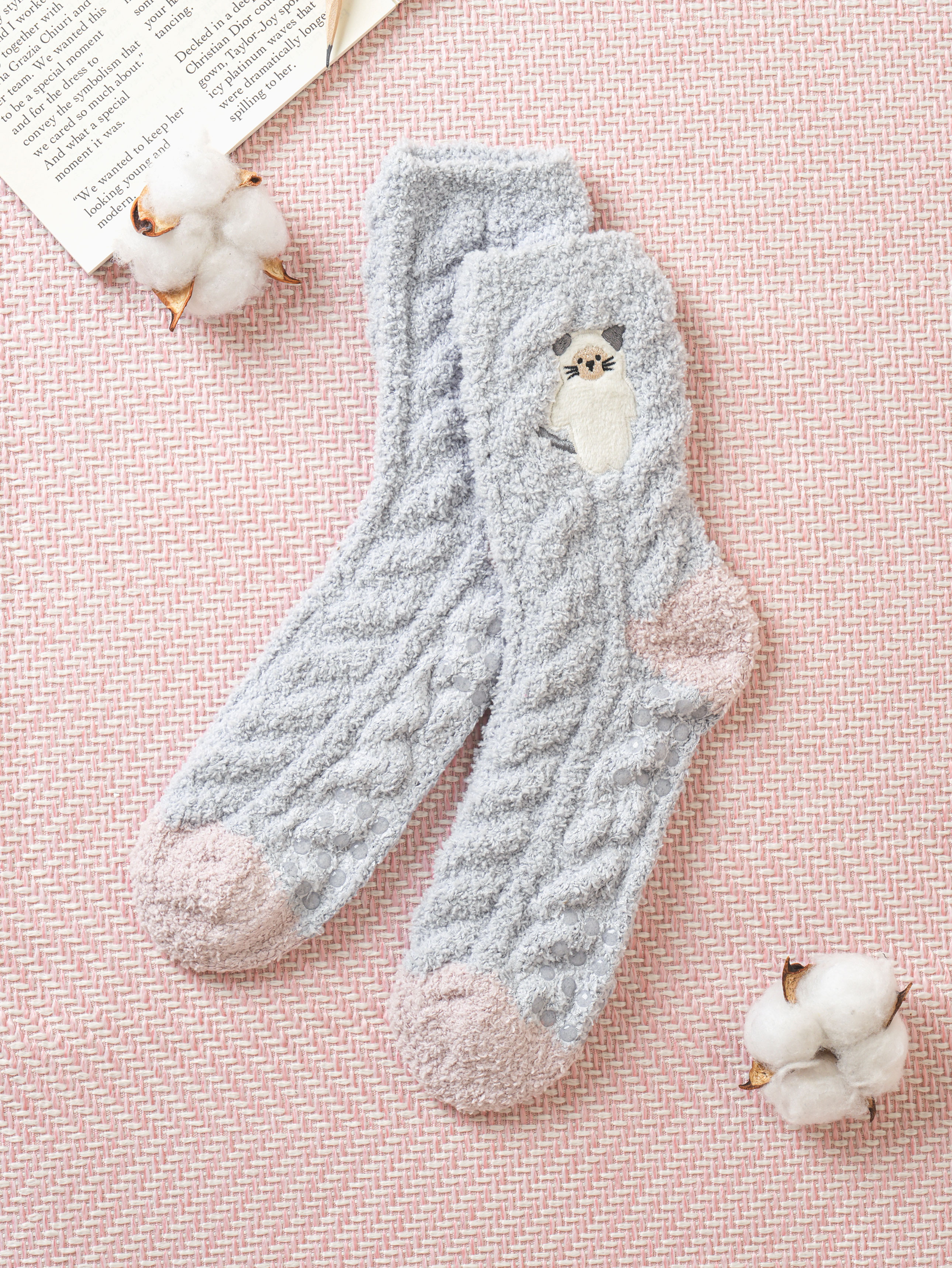 Twist Sleep Socks Blue