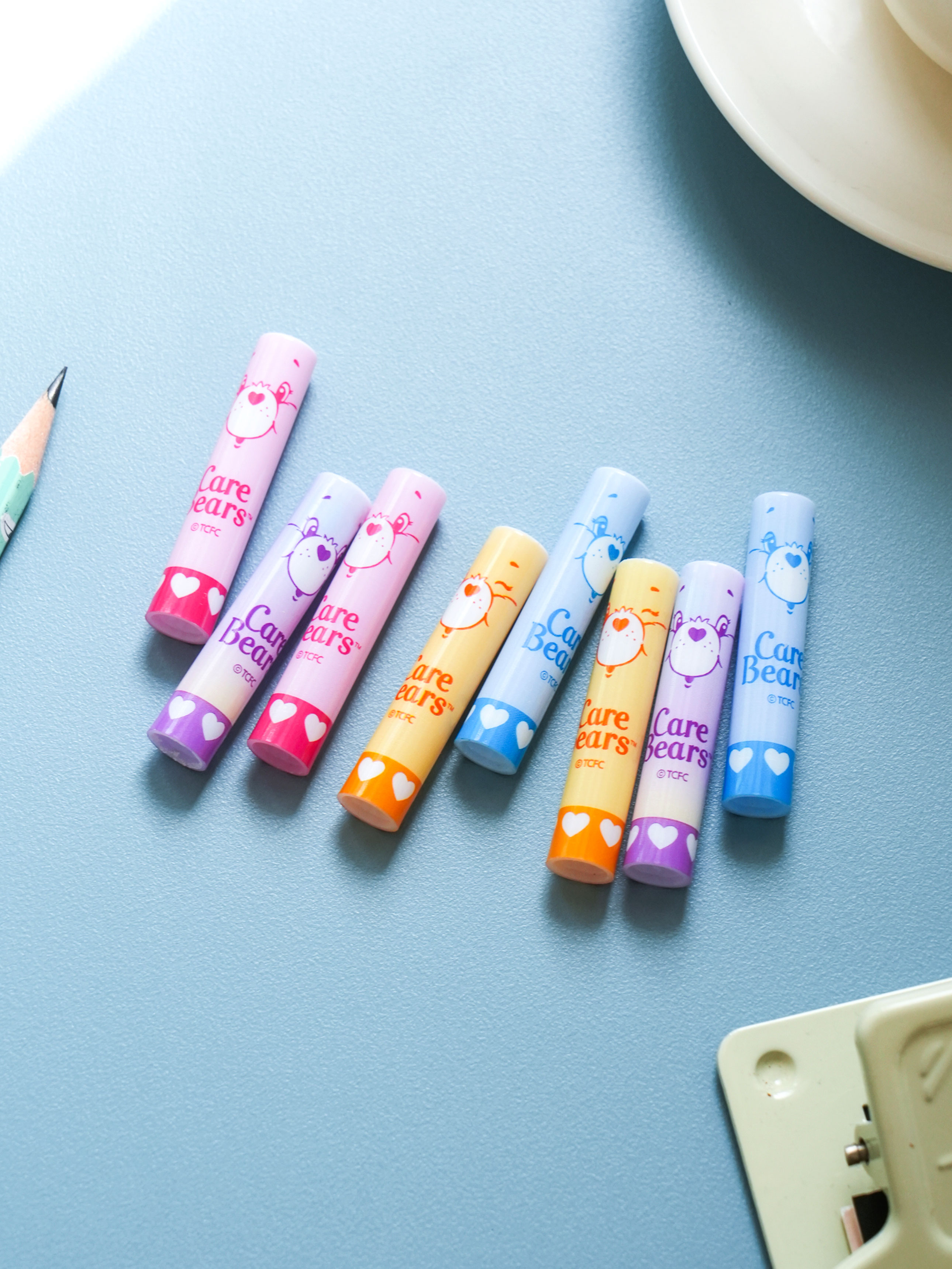Care Bears Pencil Caps 8pcs Face
