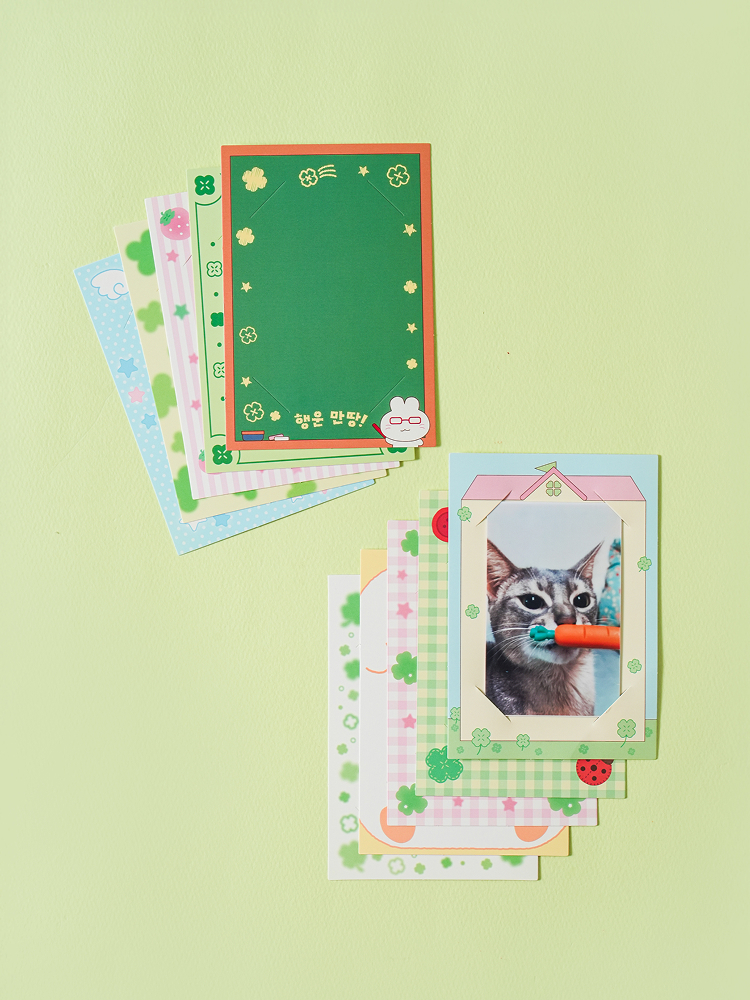 20 lucky photo card frames