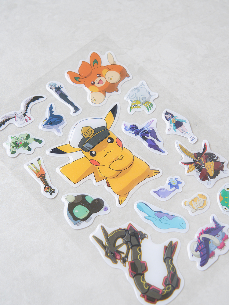Pokemon Epoxy Sticker Yellow